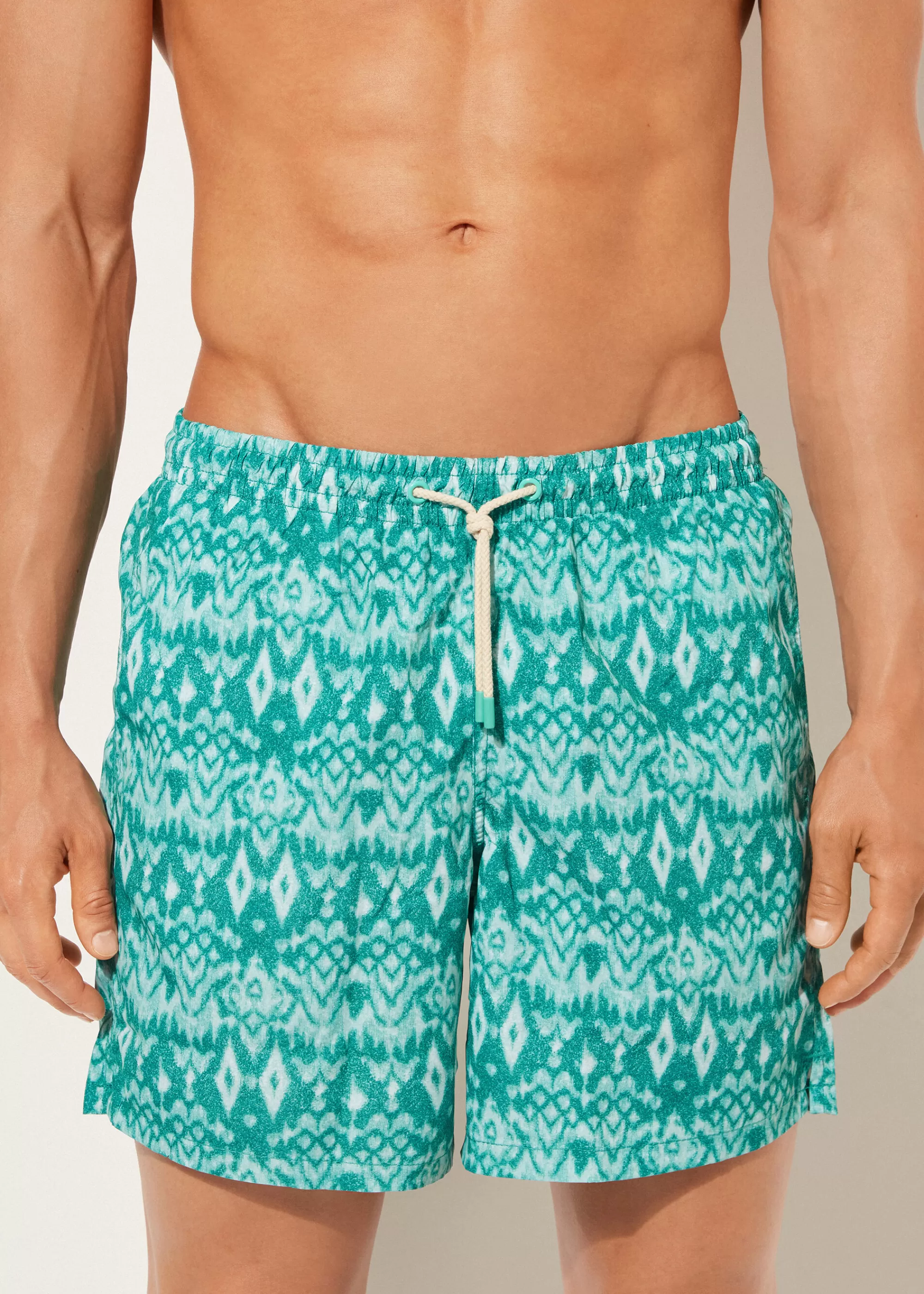 Calzedonia Bañador Bóxer Estampado Hombre Formentera>Hombre Bañadores Cortos