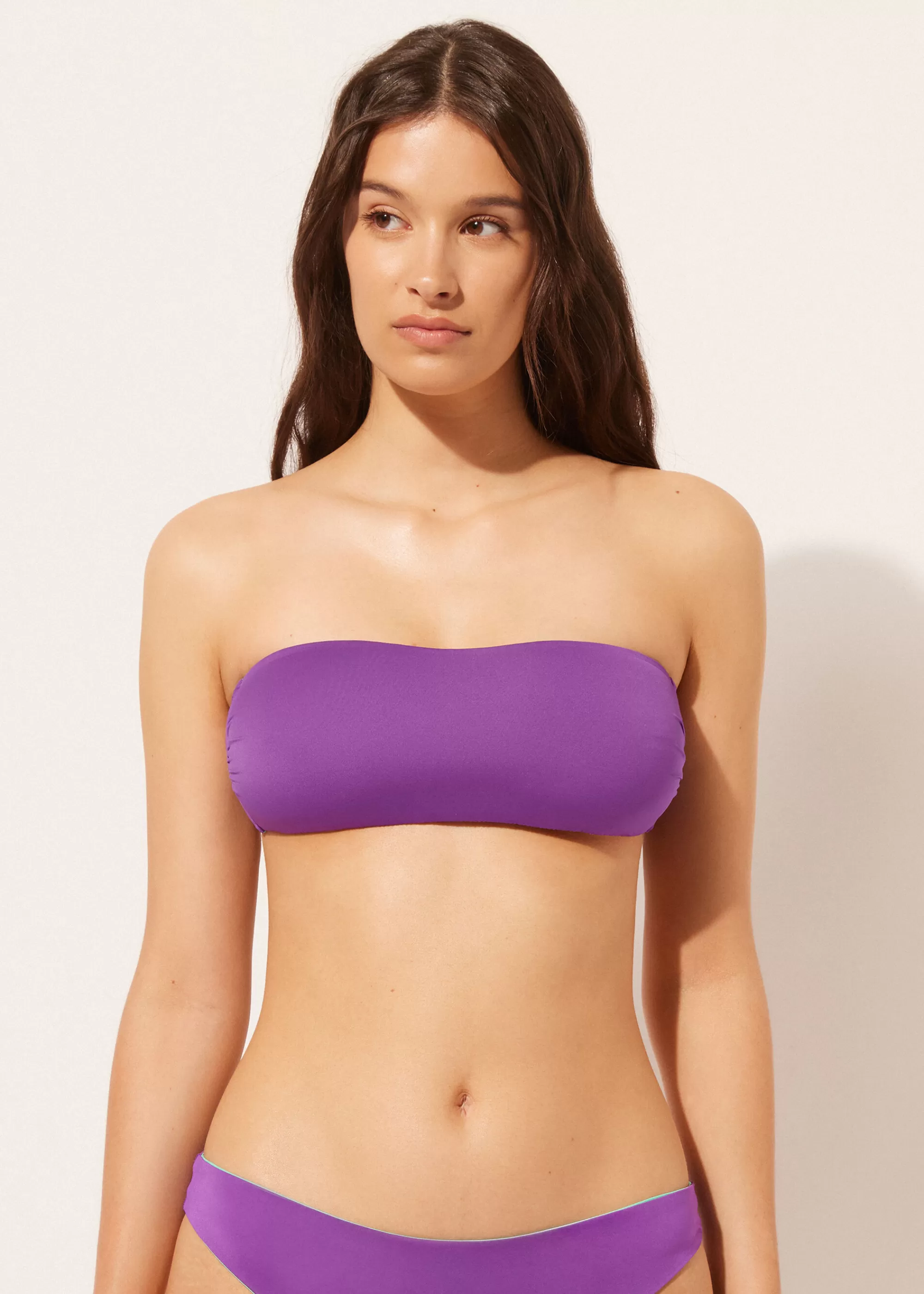 Calzedonia Bandeau Recto Relleno Ligero Bikini Double Concept>Mujer Tops Bikini