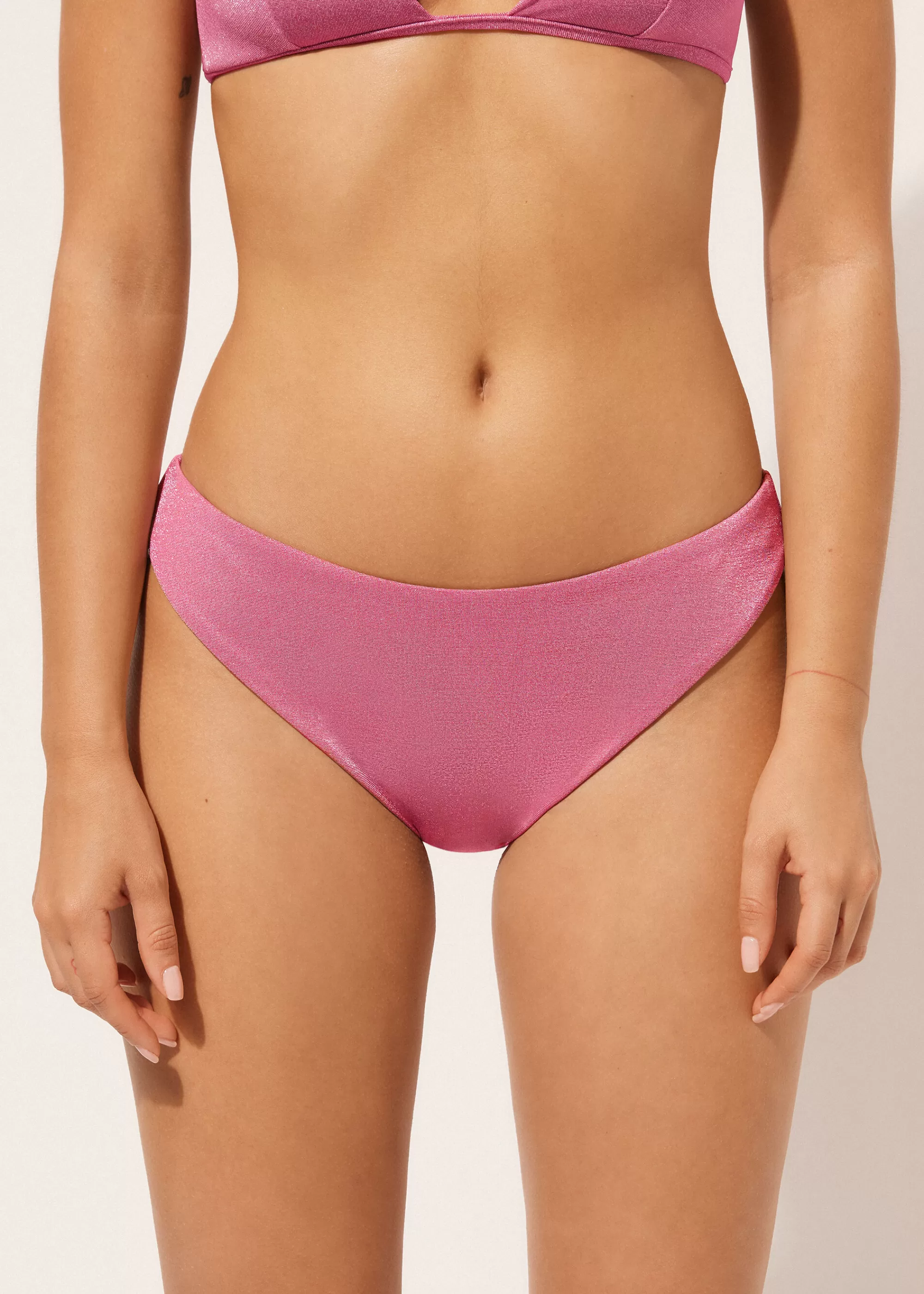 Calzedonia Bikini Braguita Clásica Golden Gleam>Mujer Bikini | Braguitas Bikini