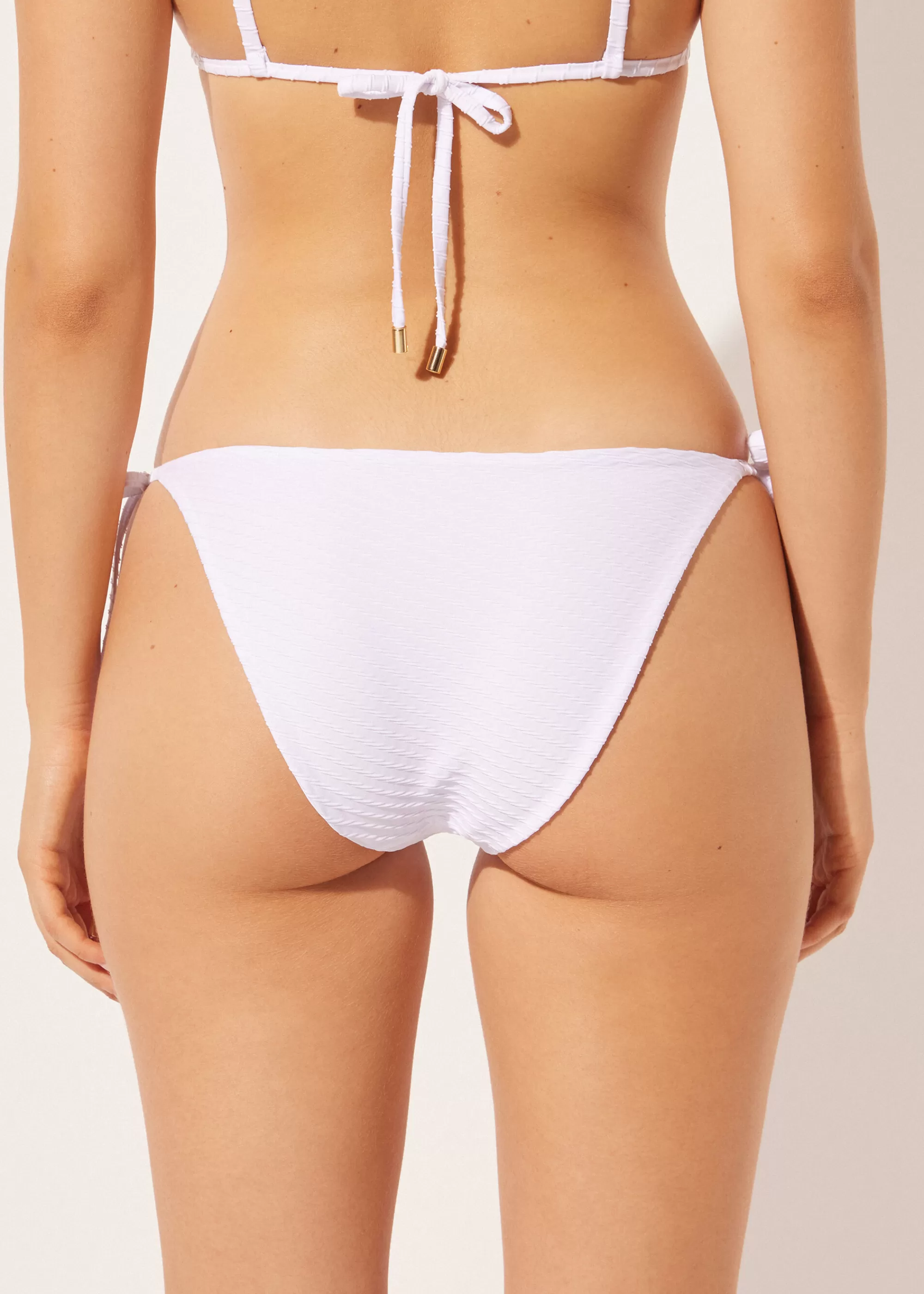 Calzedonia Braguita Bikini Cordones White Waves>Mujer Bikini | Braguitas Bikini