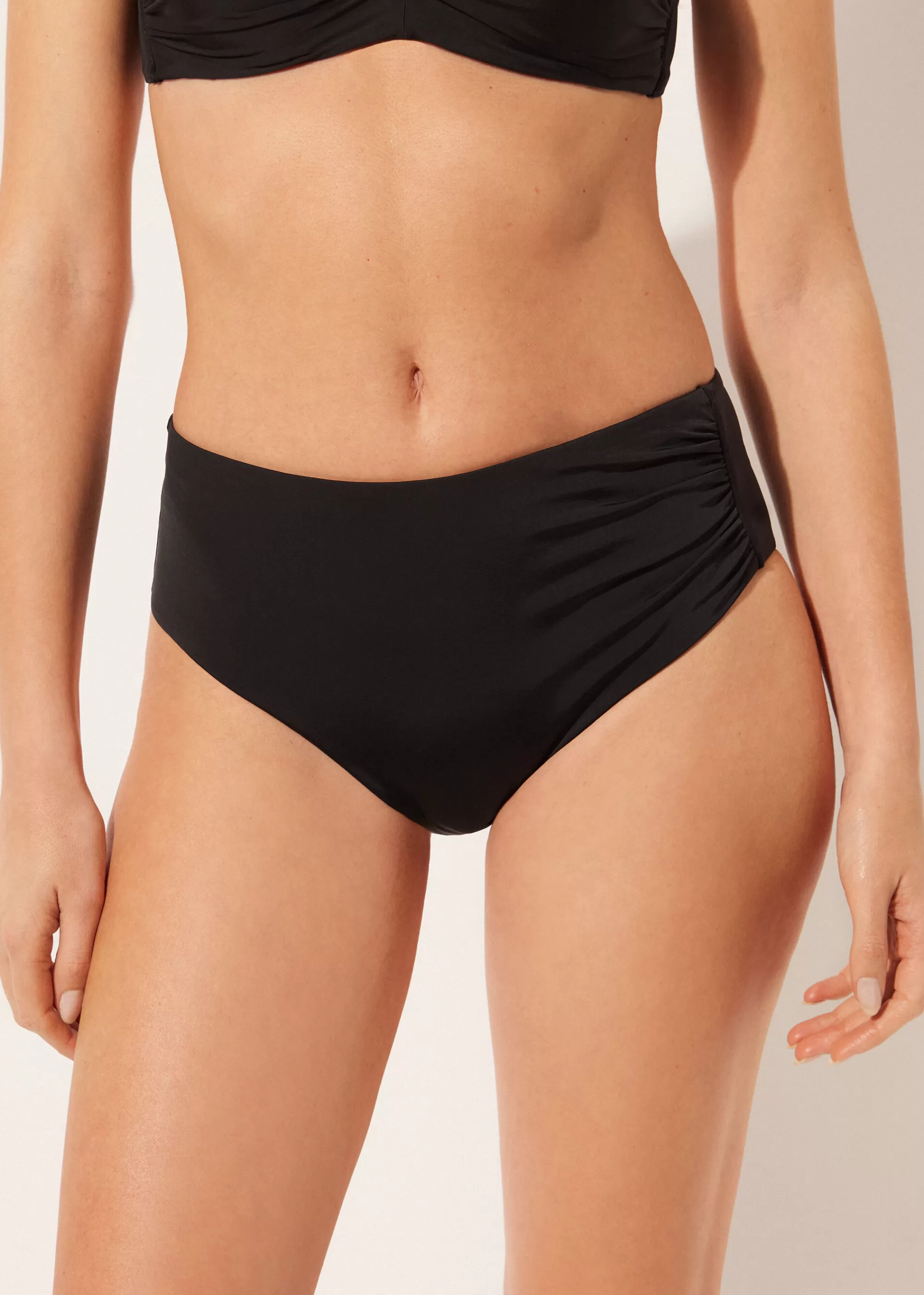 Calzedonia Braguita Cintura Alta Contención Bikini Indonesia>Mujer Braguitas Bikini