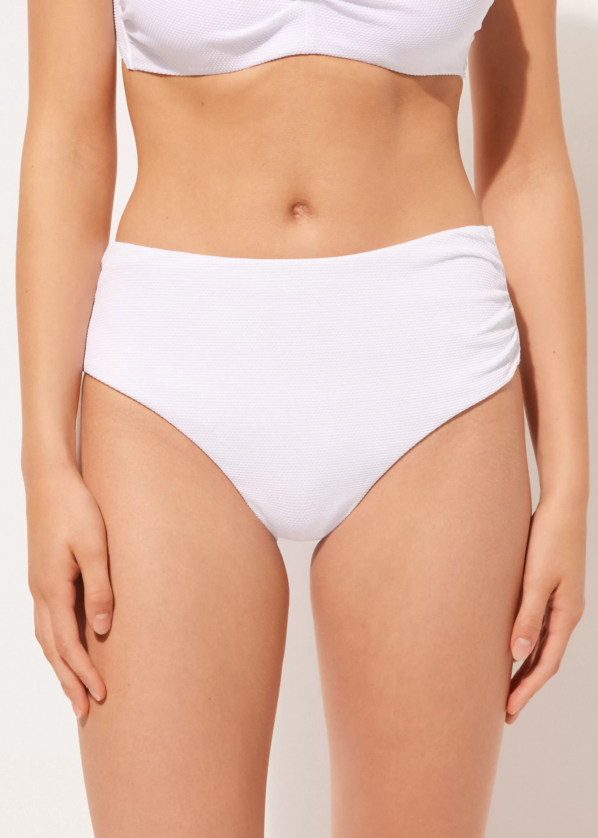 Calzedonia Braguita Clásica Bikini Alta Contención Classic Piquet>Mujer Braguitas Bikini