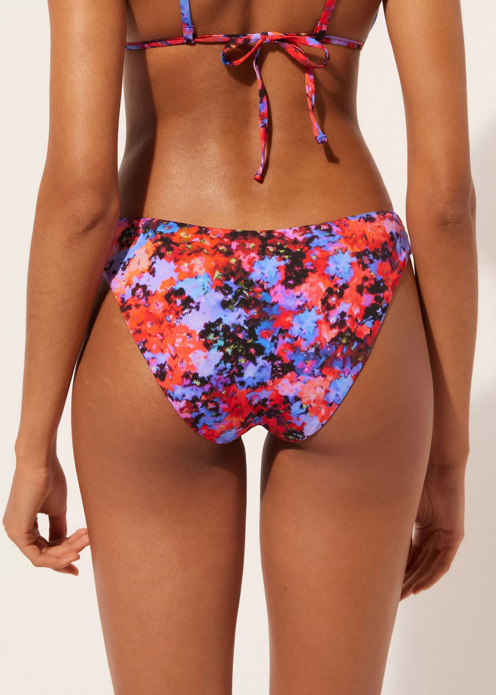 Calzedonia Braguita Clásica Bikini Blurred Flowers>Mujer Braguitas Bikini | Bikini