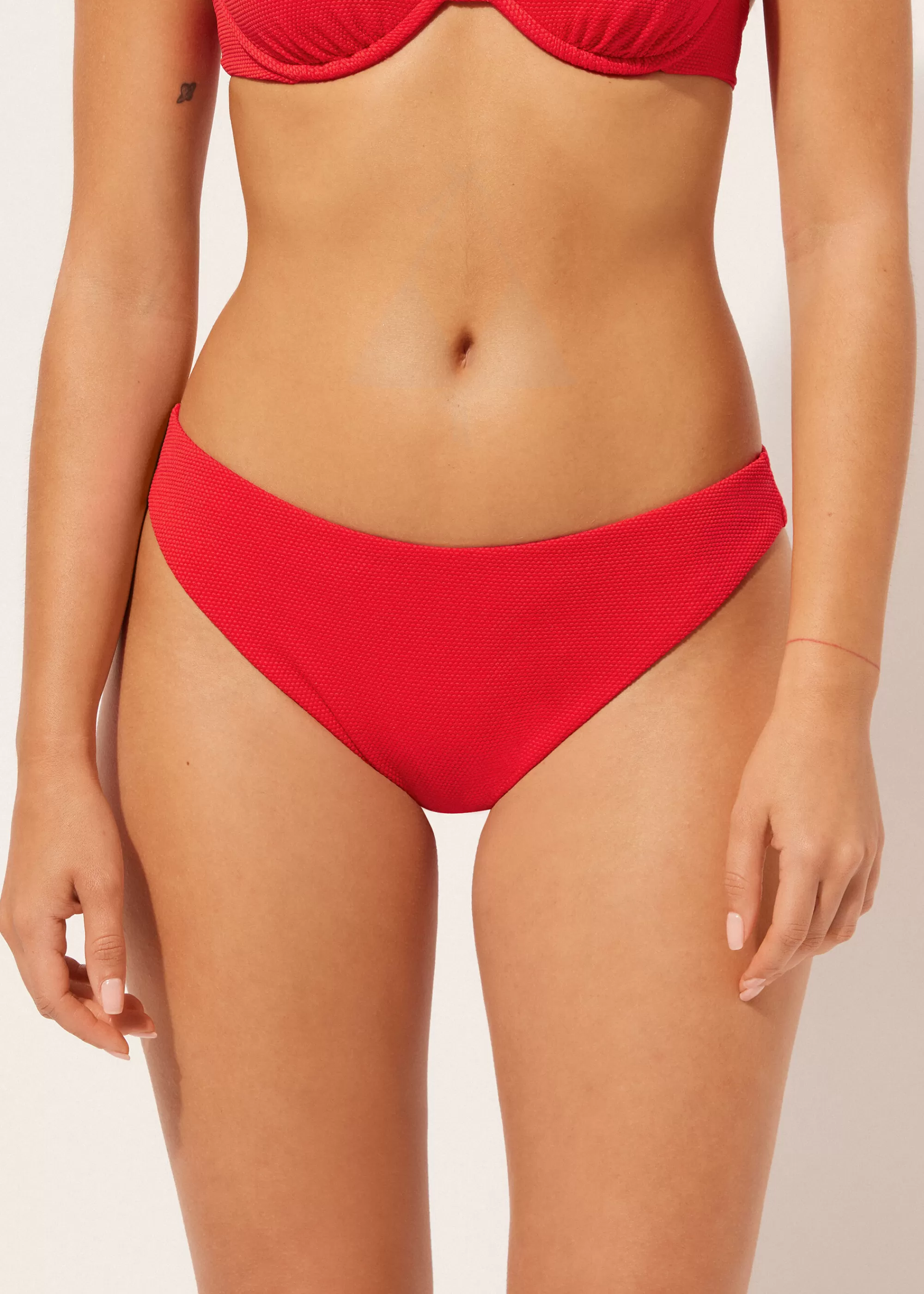 Calzedonia Braguita Clásica Bikini Classic Piquet>Mujer Braguitas Bikini