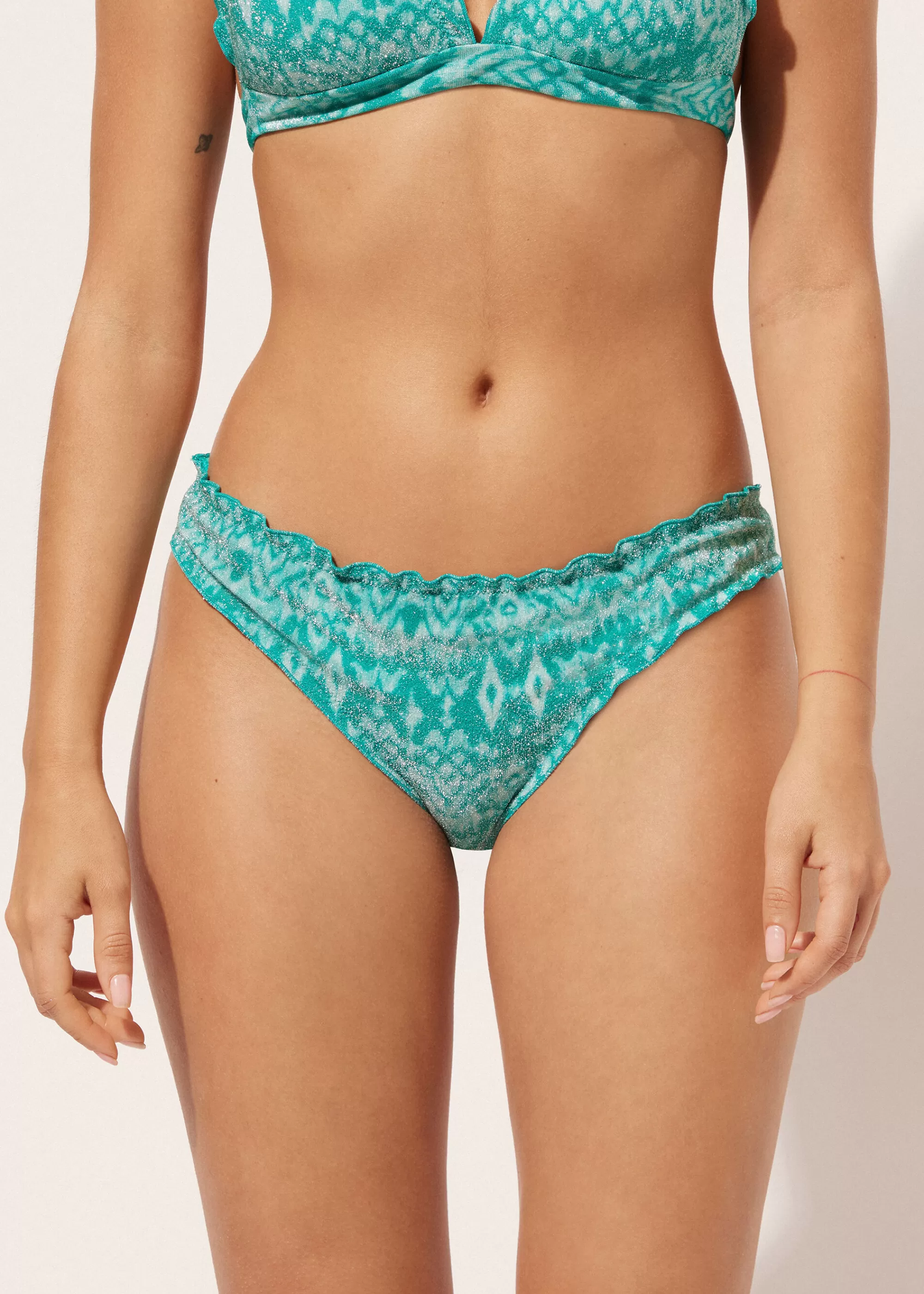 Calzedonia Braguita Clásica Bikini Ethnic Island>Mujer Bikini | Braguitas Bikini