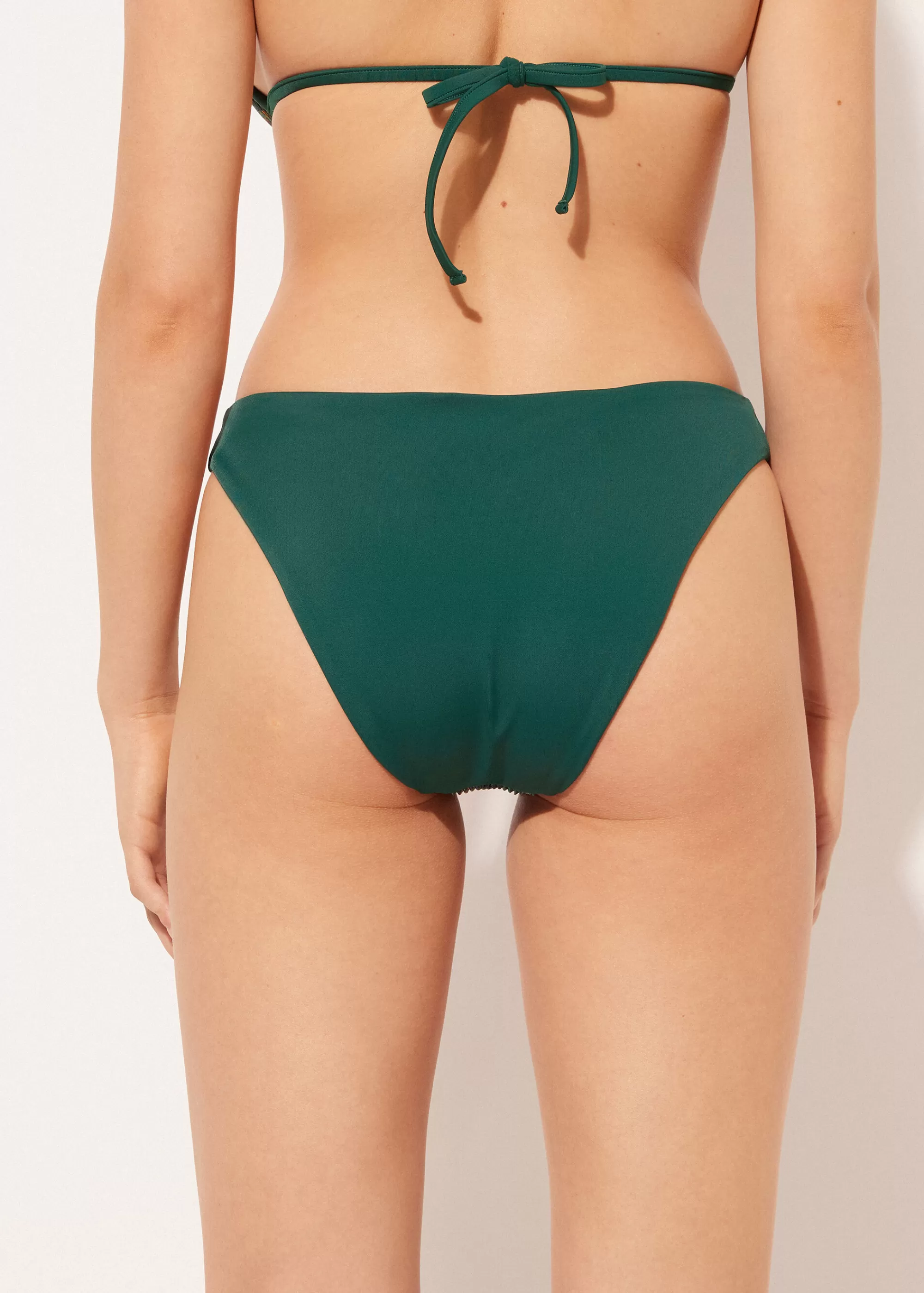 Calzedonia Braguita Clásica Bikini Night Foliage>Mujer Braguitas Bikini