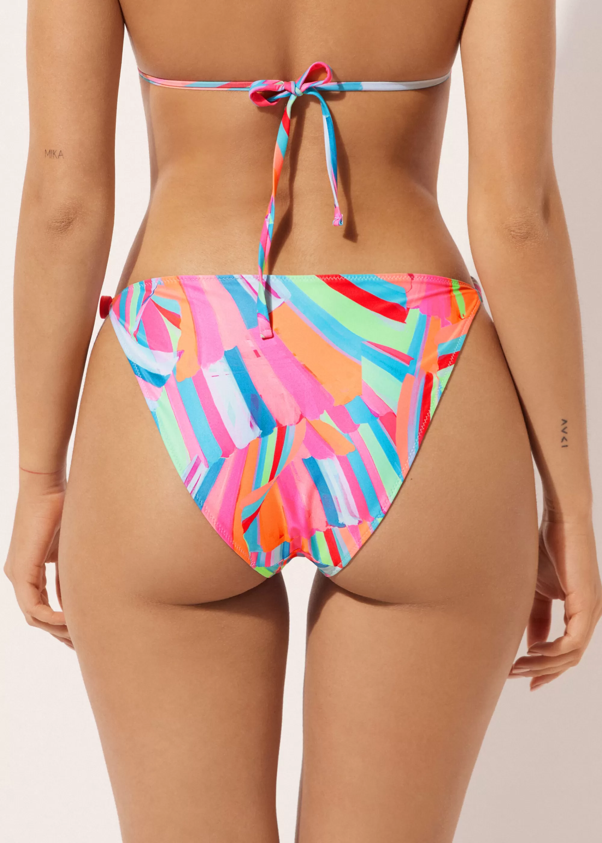 Calzedonia Braguita Cordones Bikini Neon Summer>Mujer Bikini | Braguitas Bikini