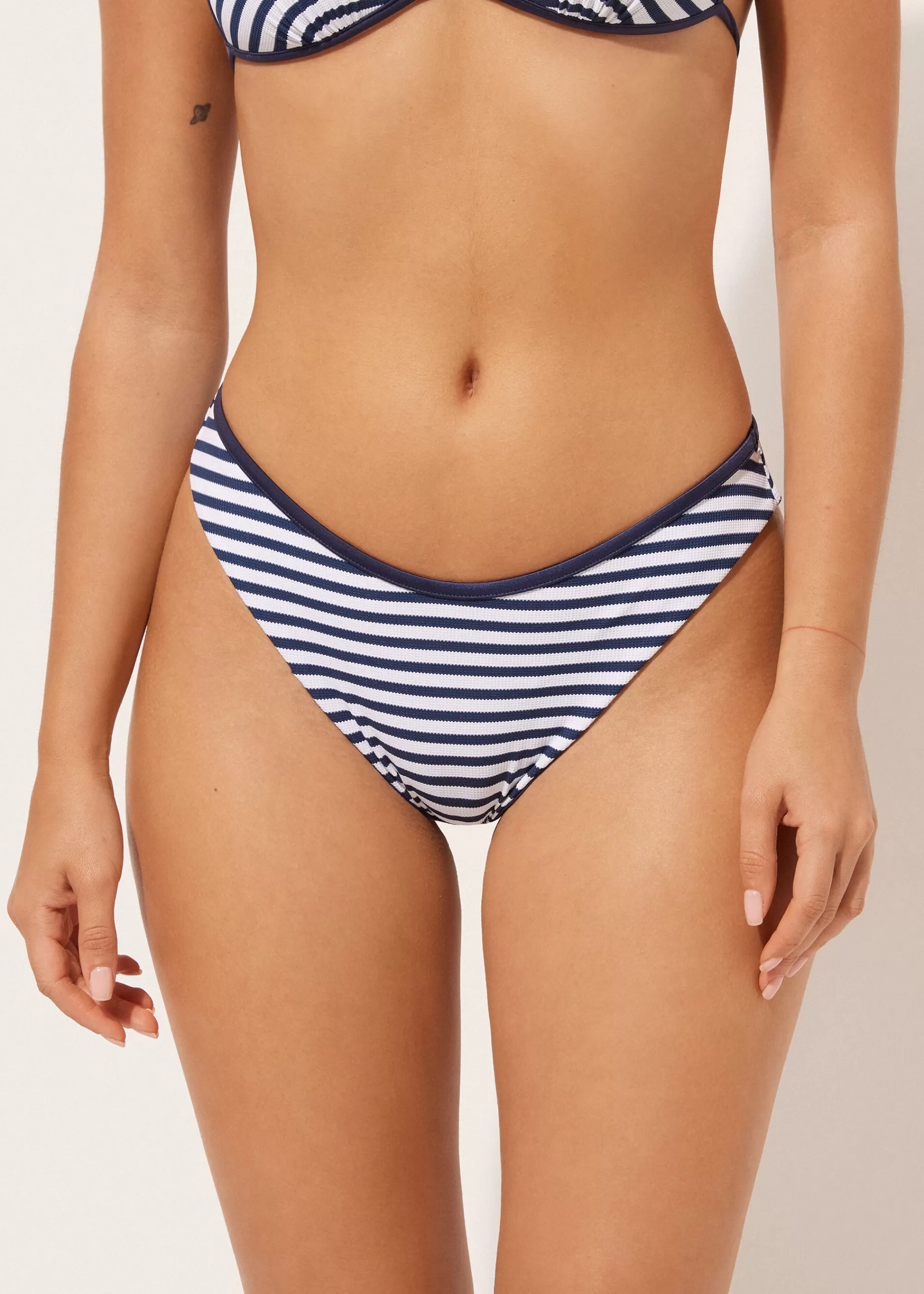 Calzedonia Brasileña Bikini Nautical Stripes>Mujer Bikini | Braguitas Bikini