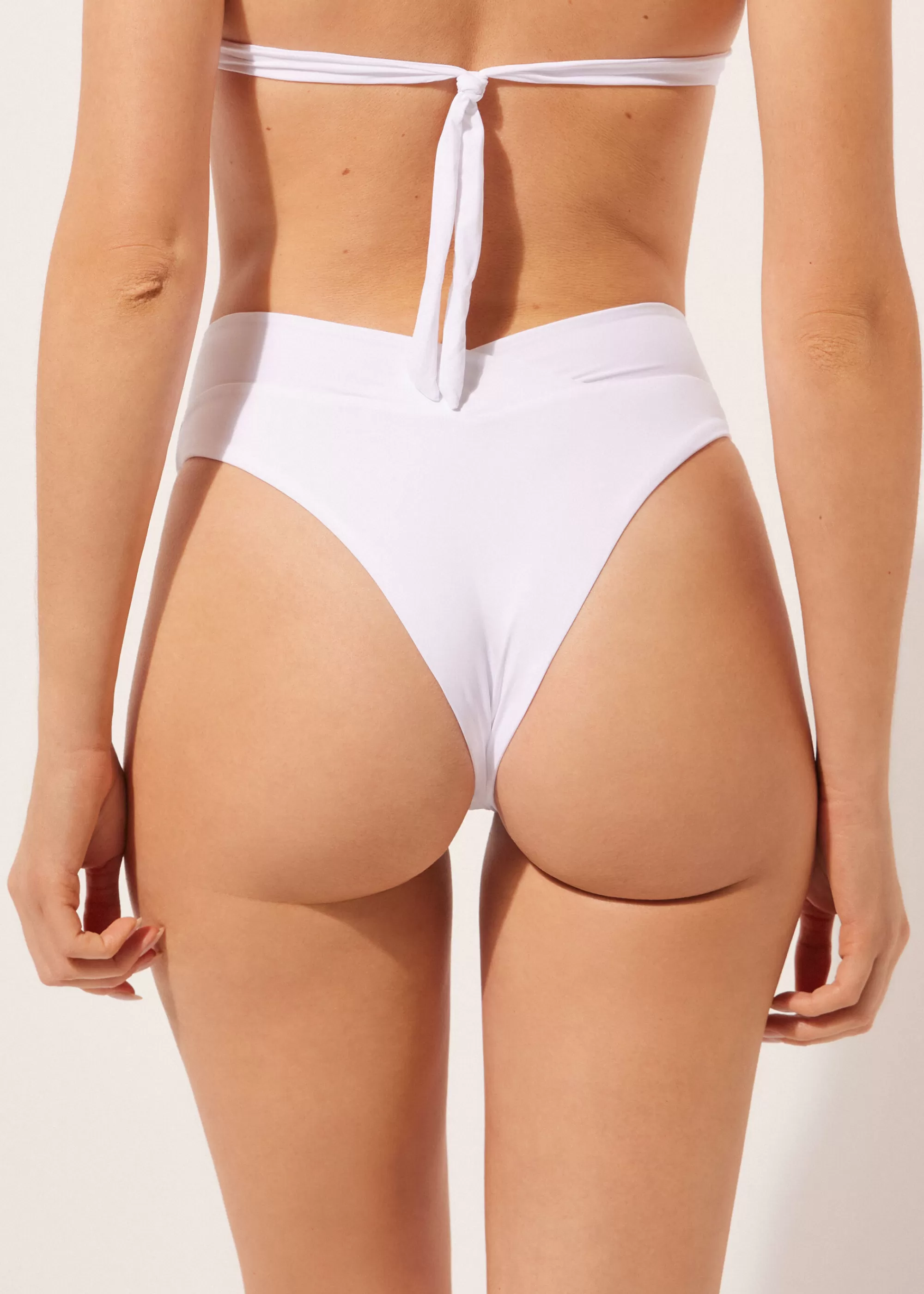 Calzedonia Brasileña Cintura Alta En V Bikini Indonesia>Mujer Braguitas Bikini