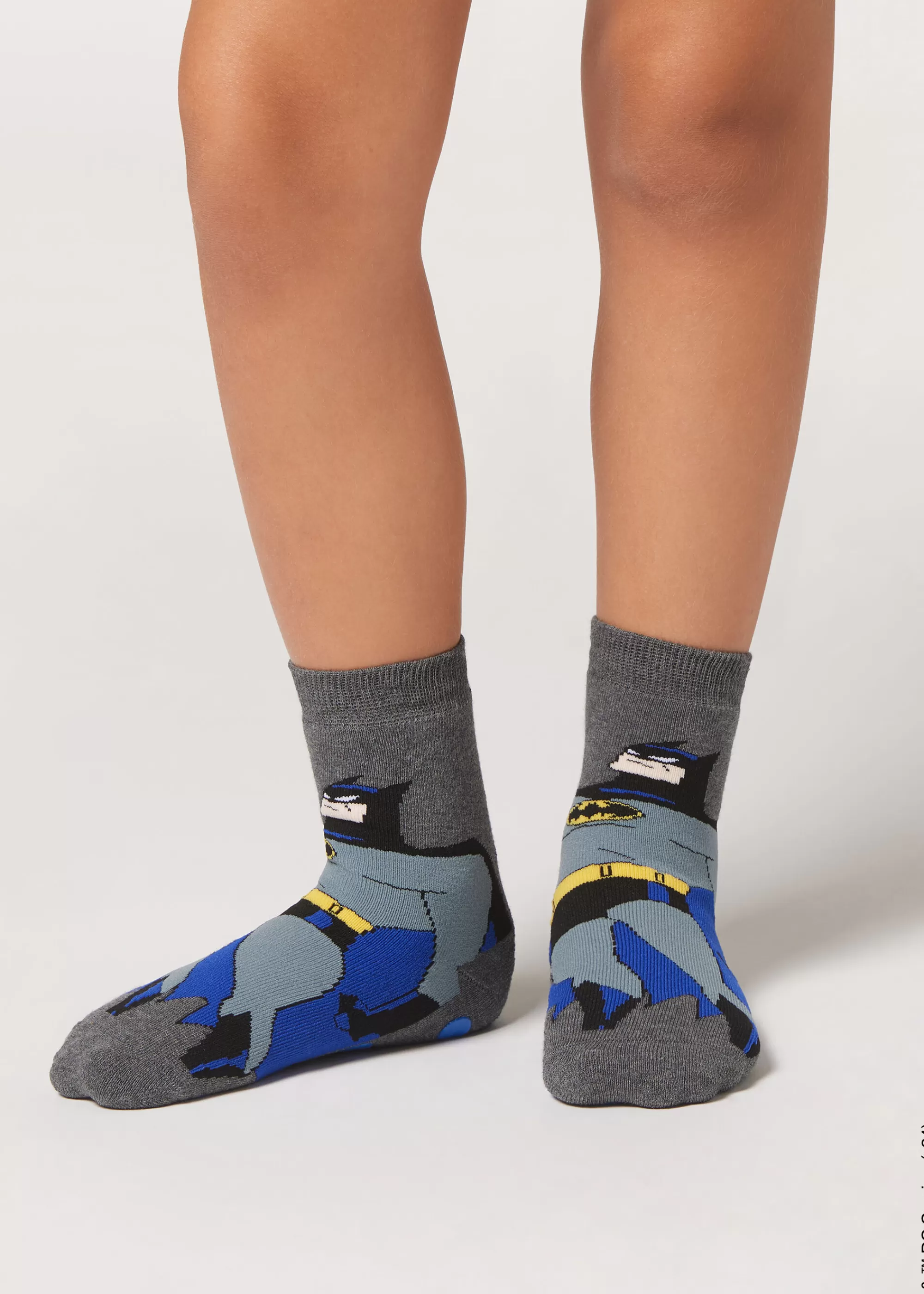 Calzedonia Calcetines Antideslizantes Batman Niños>Niños Calcetines Cortos | Calcetines Antideslizantes