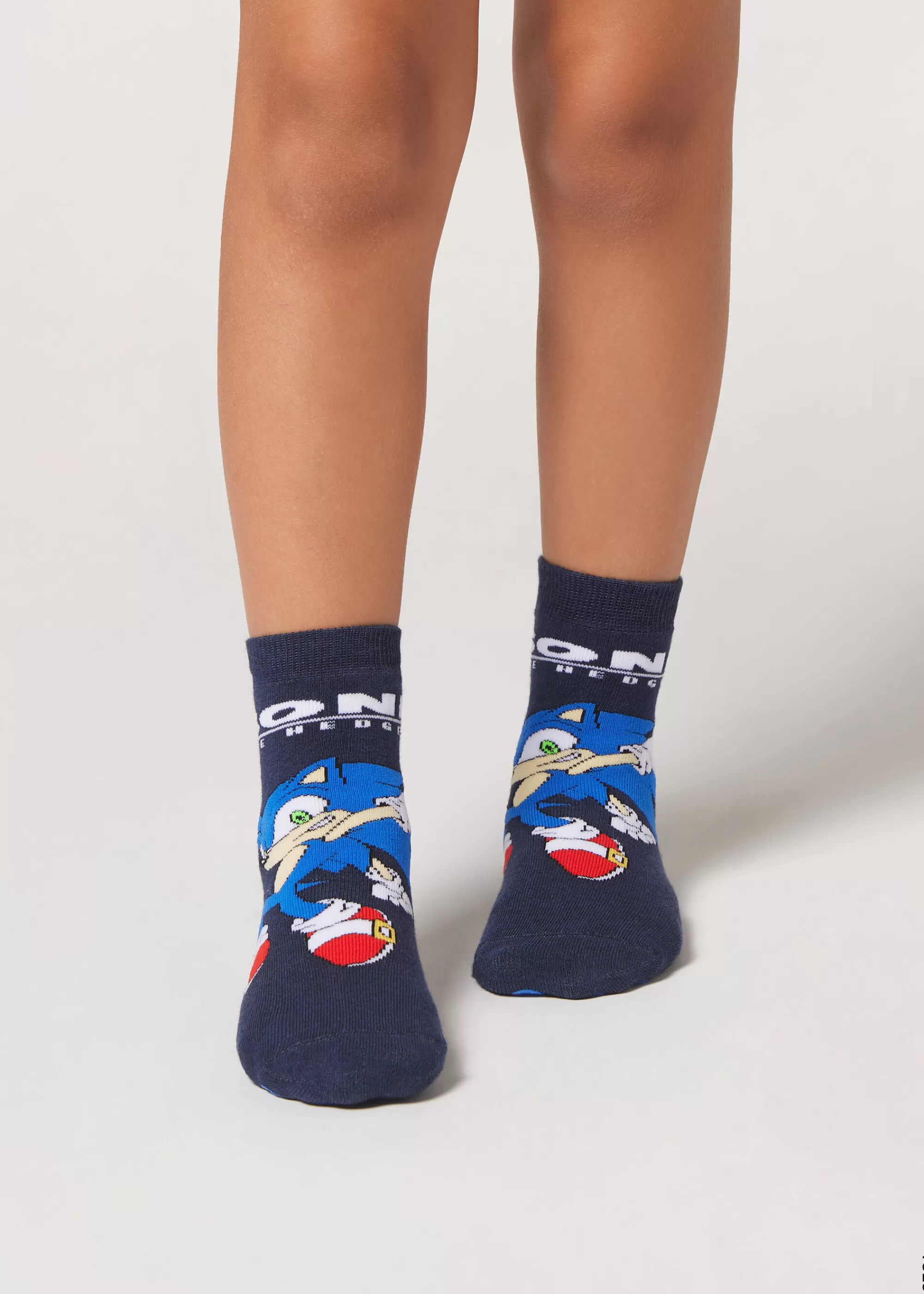 Calzedonia Calcetines Antideslizantes Sonic Niños>Niños Calcetines Antideslizantes | Calcetines Cortos