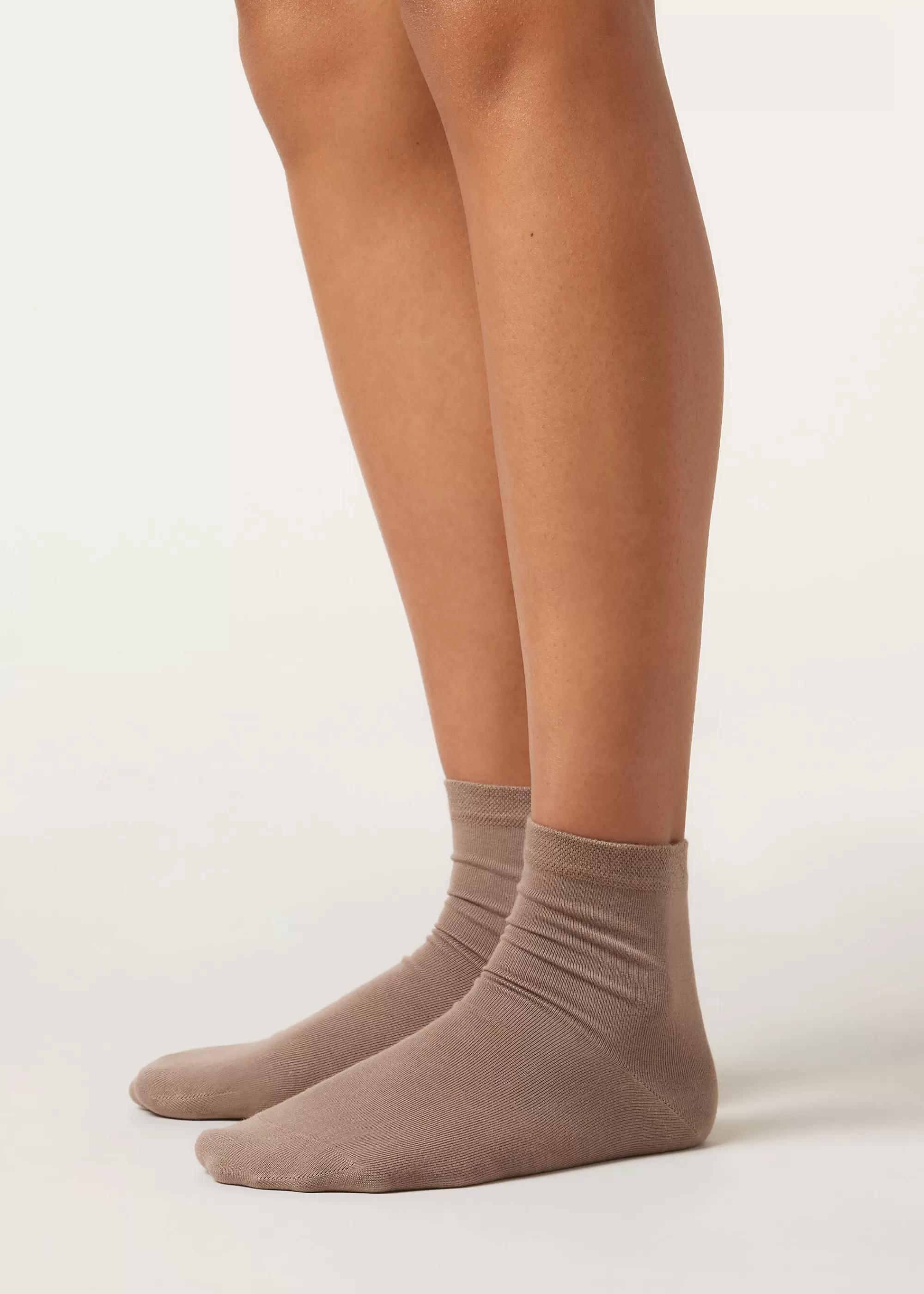 Calzedonia Calcetines Cortos Con Borde Rematado>Mujer Calcetines Cortos