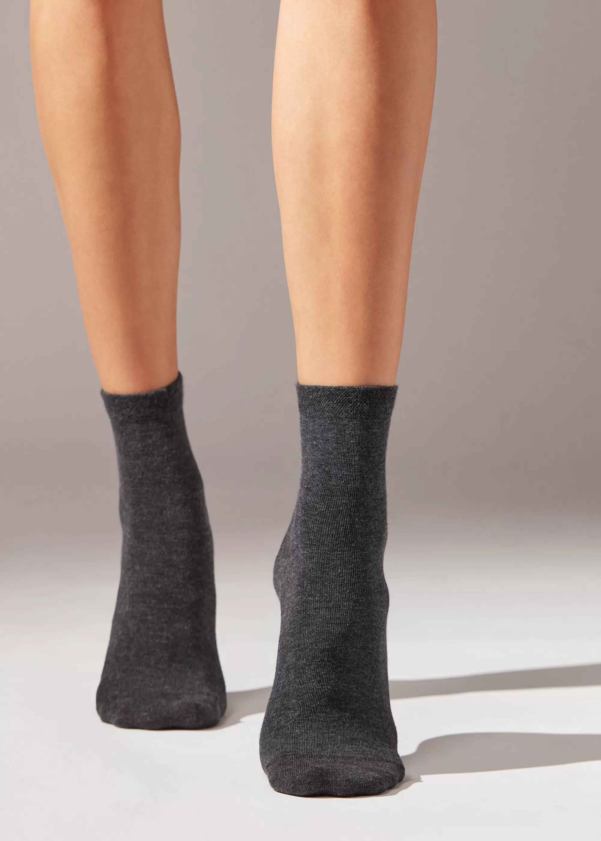 Calzedonia Calcetines Cortos Con Borde Rematado>Mujer Calcetines Cortos