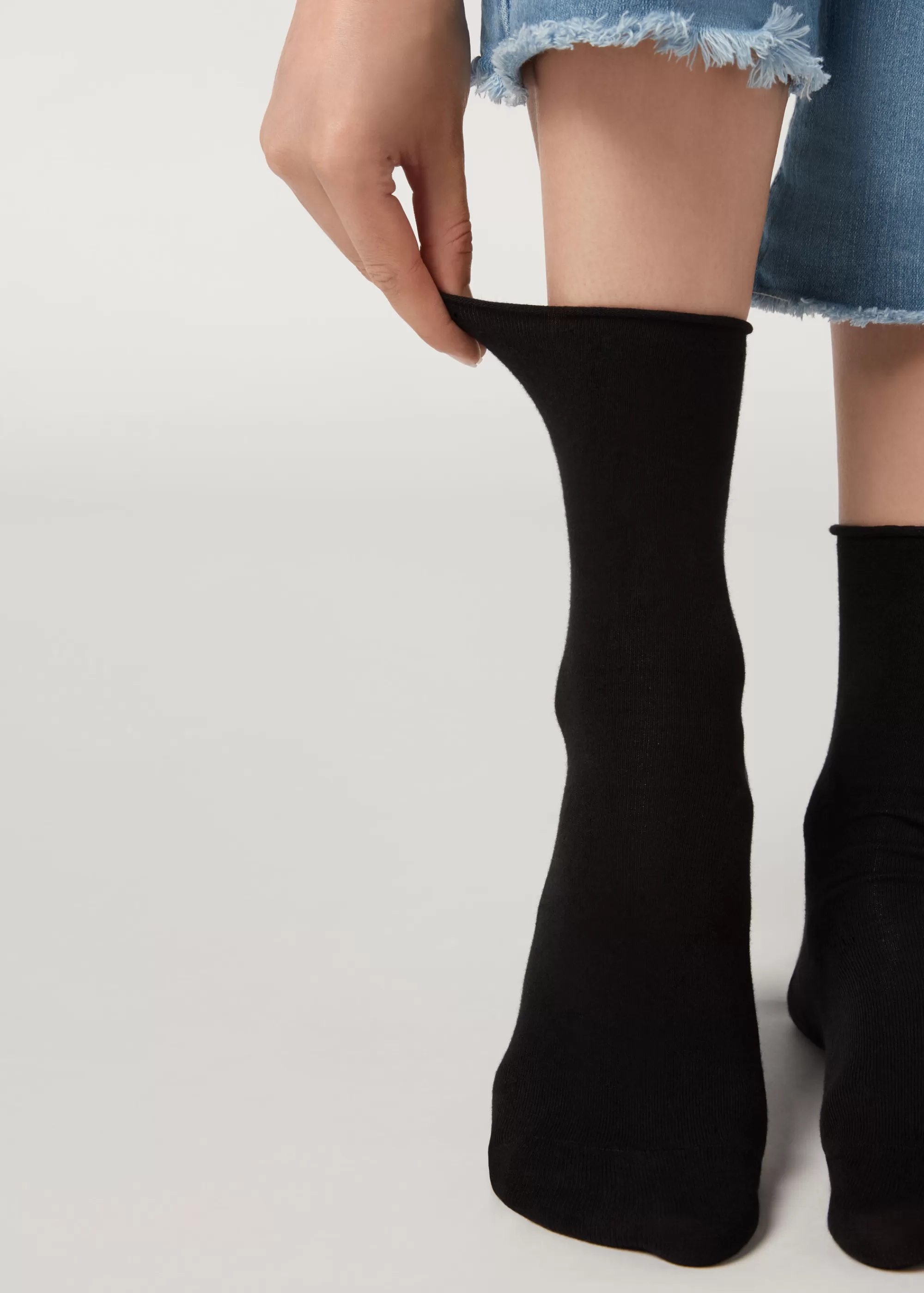 Calzedonia Calcetines Cortos De Algodón Sin Puños>Mujer Calcetines Cortos