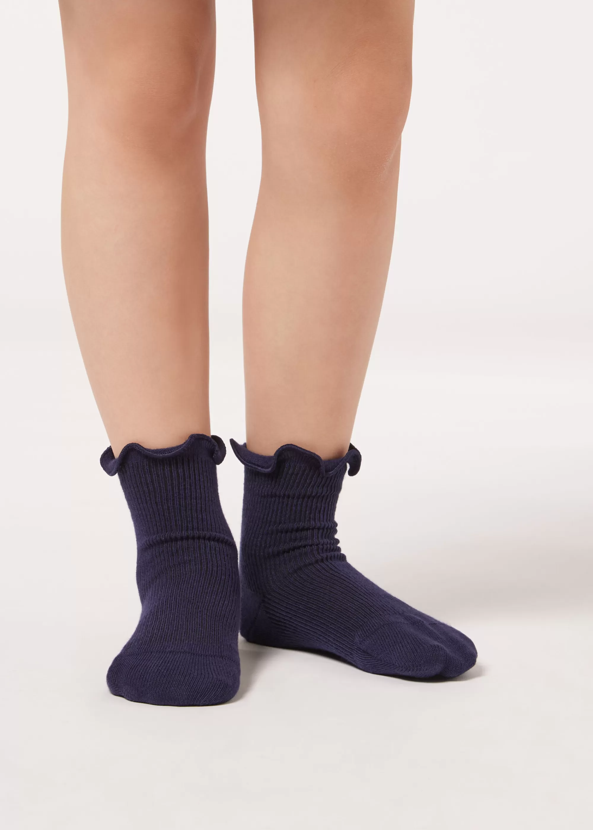 Calzedonia Calcetines Cortos De Canalé Para Niña>Niños Calcetines Cortos