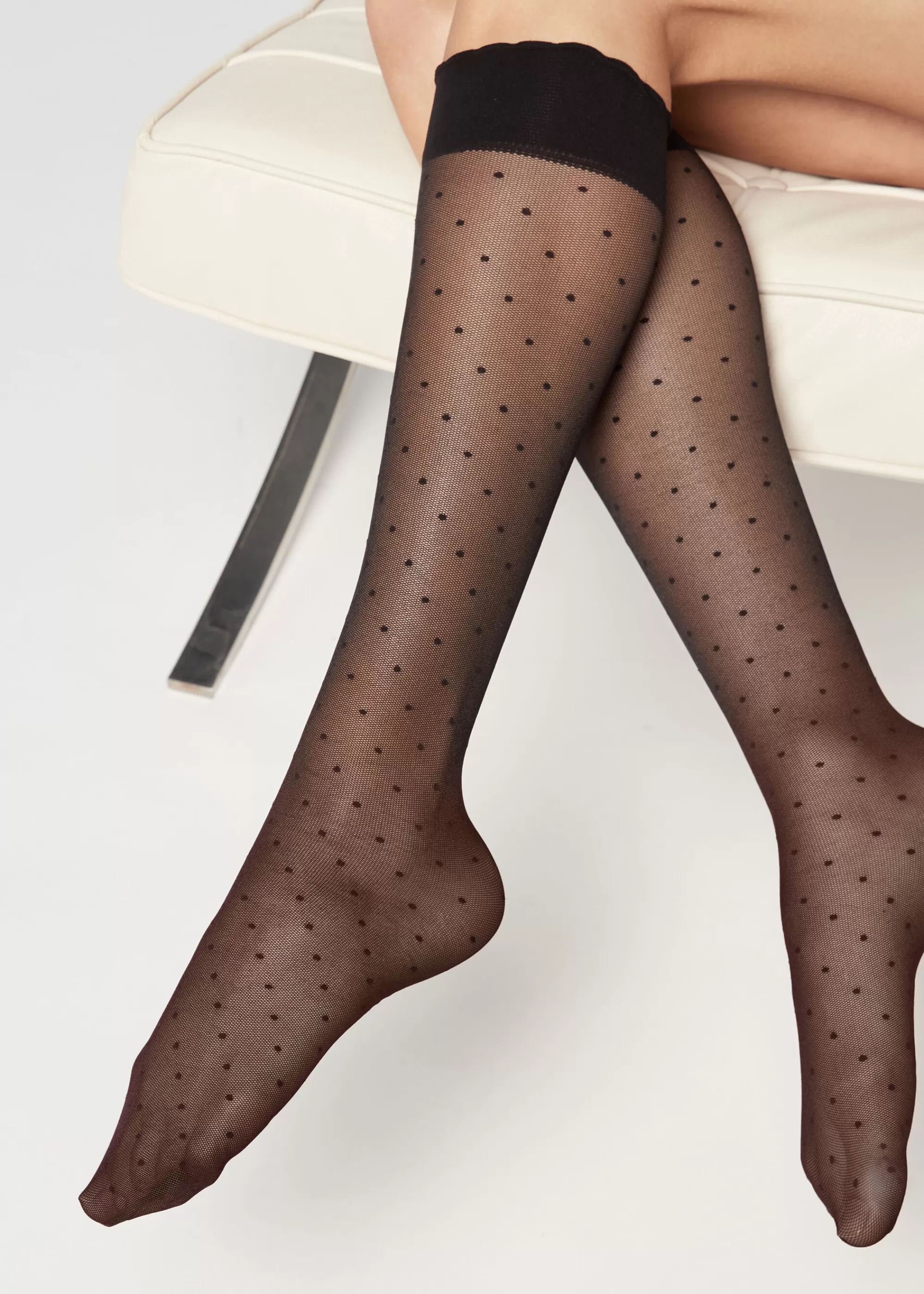 Calzedonia Calcetines Estampados Por La Rodilla>Mujer Medias Hasta La Rodilla | Calcetines Largos