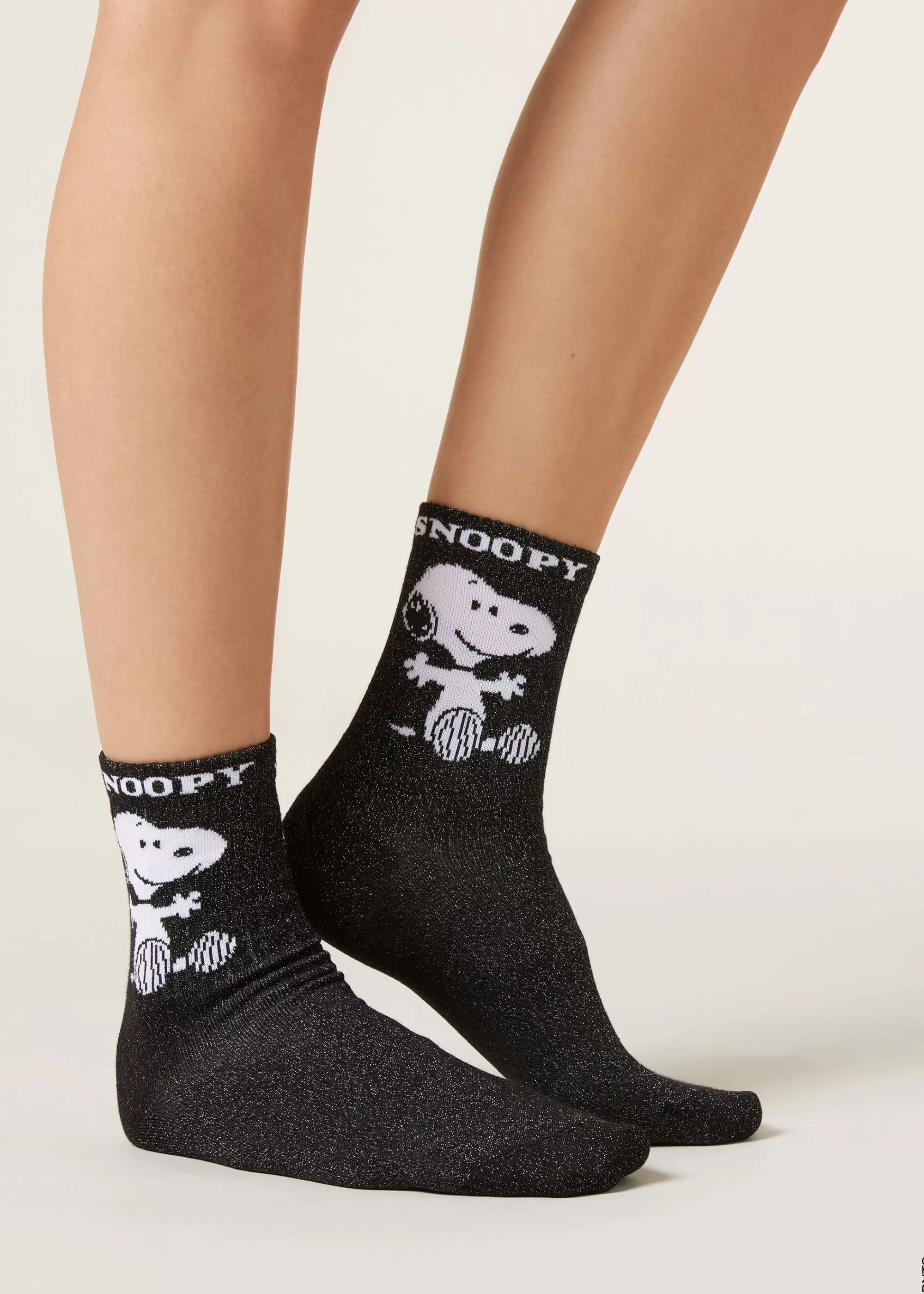 Calzedonia Calcetines Glitter Snoopy>Mujer Calcetines Cortos