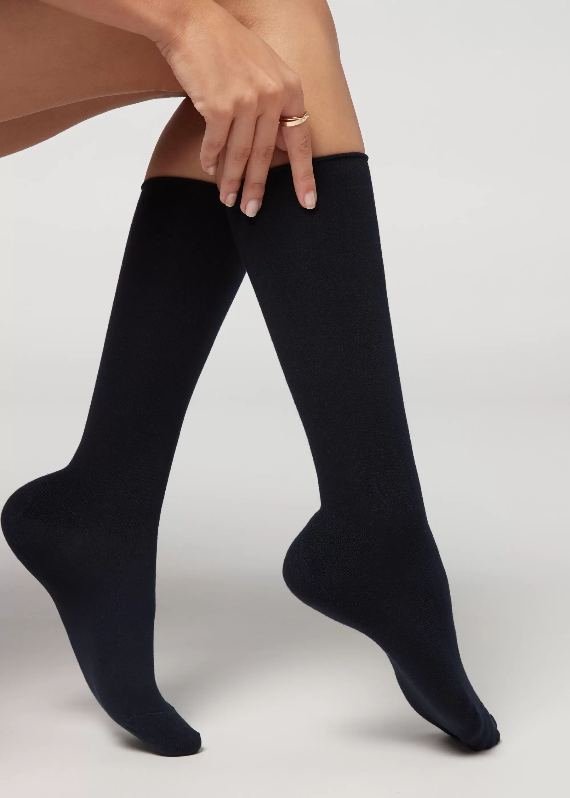 Calzedonia Calcetines Largos 3/4 Con Cashmere>Mujer Calcetines Largos