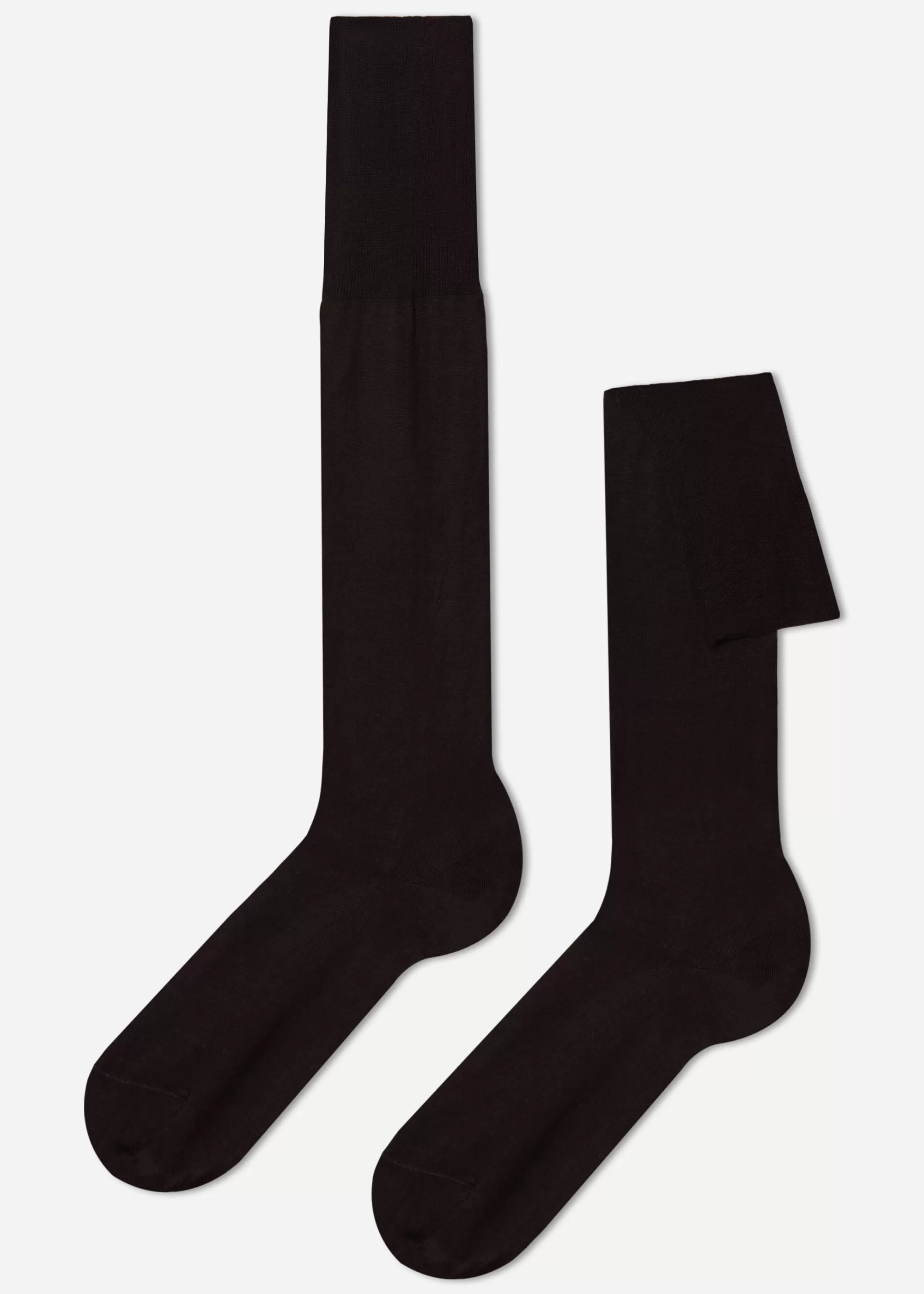 Calzedonia Calcetines Largos De Hombre En Hilo De Escocia>Hombre Calcetines Largos