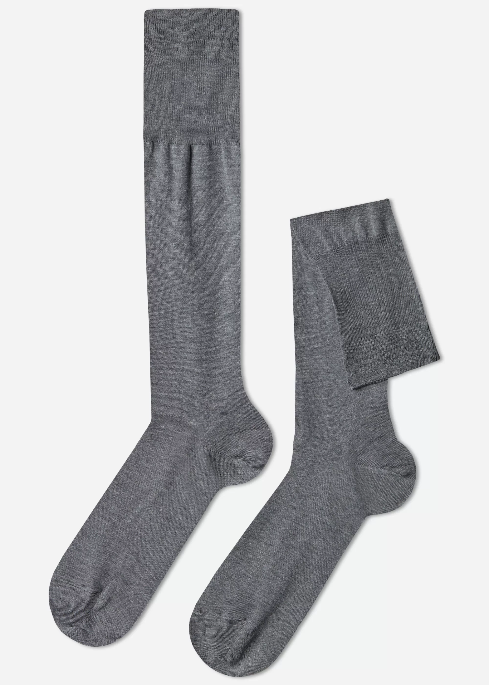 Calzedonia Calcetines Largos De Hombre En Hilo De Escocia>Hombre Calcetines Largos