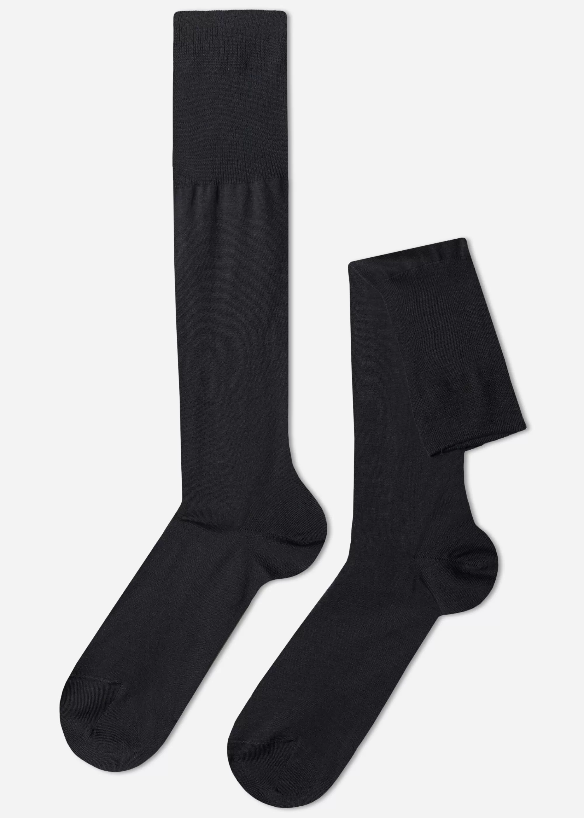 Calzedonia Calcetines Largos De Hombre En Hilo De Escocia>Hombre Calcetines Largos