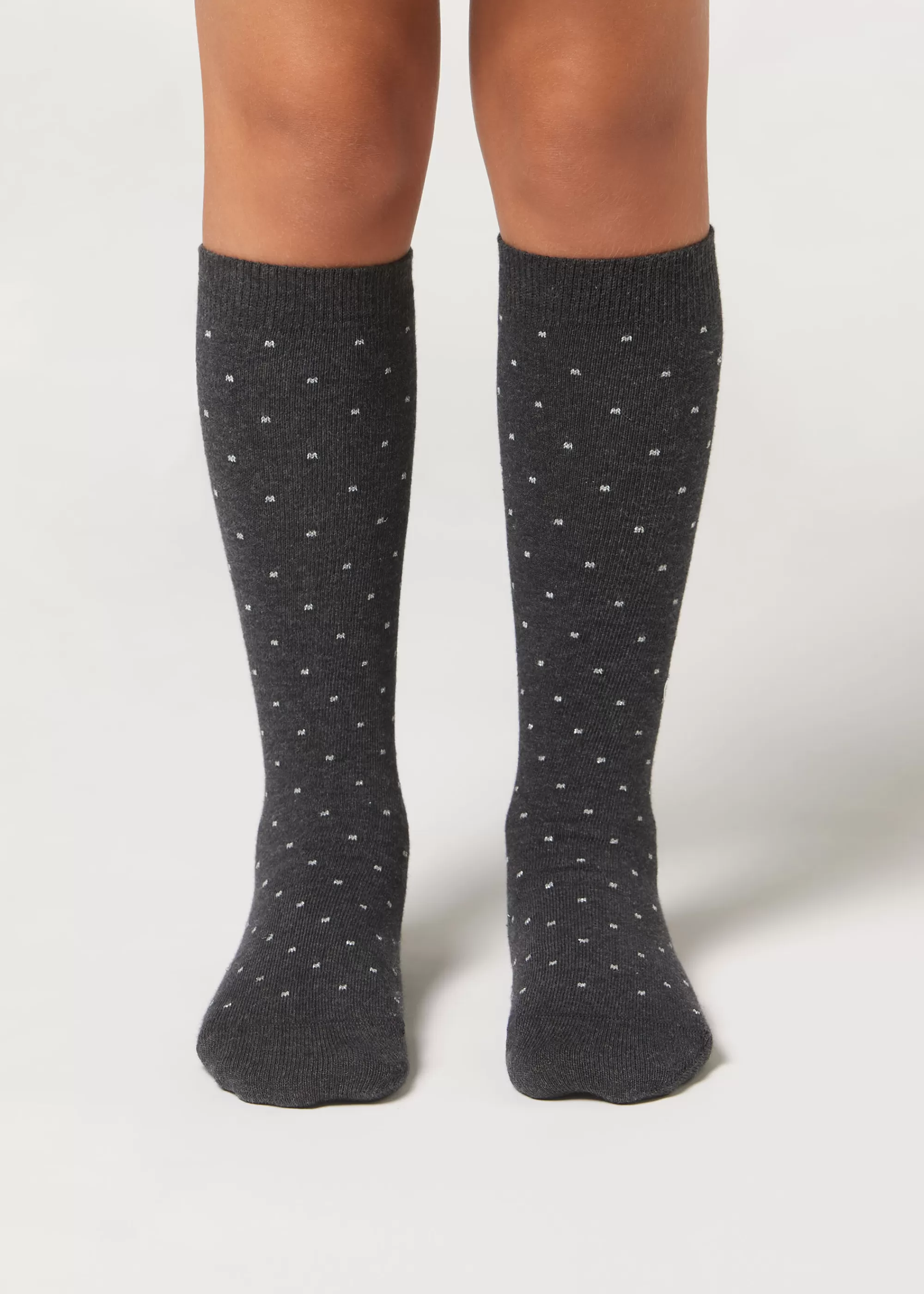 Calzedonia Calcetines Largos Topos Purpurina Niños>Niños Calcetines Largos | Calcetines Largos