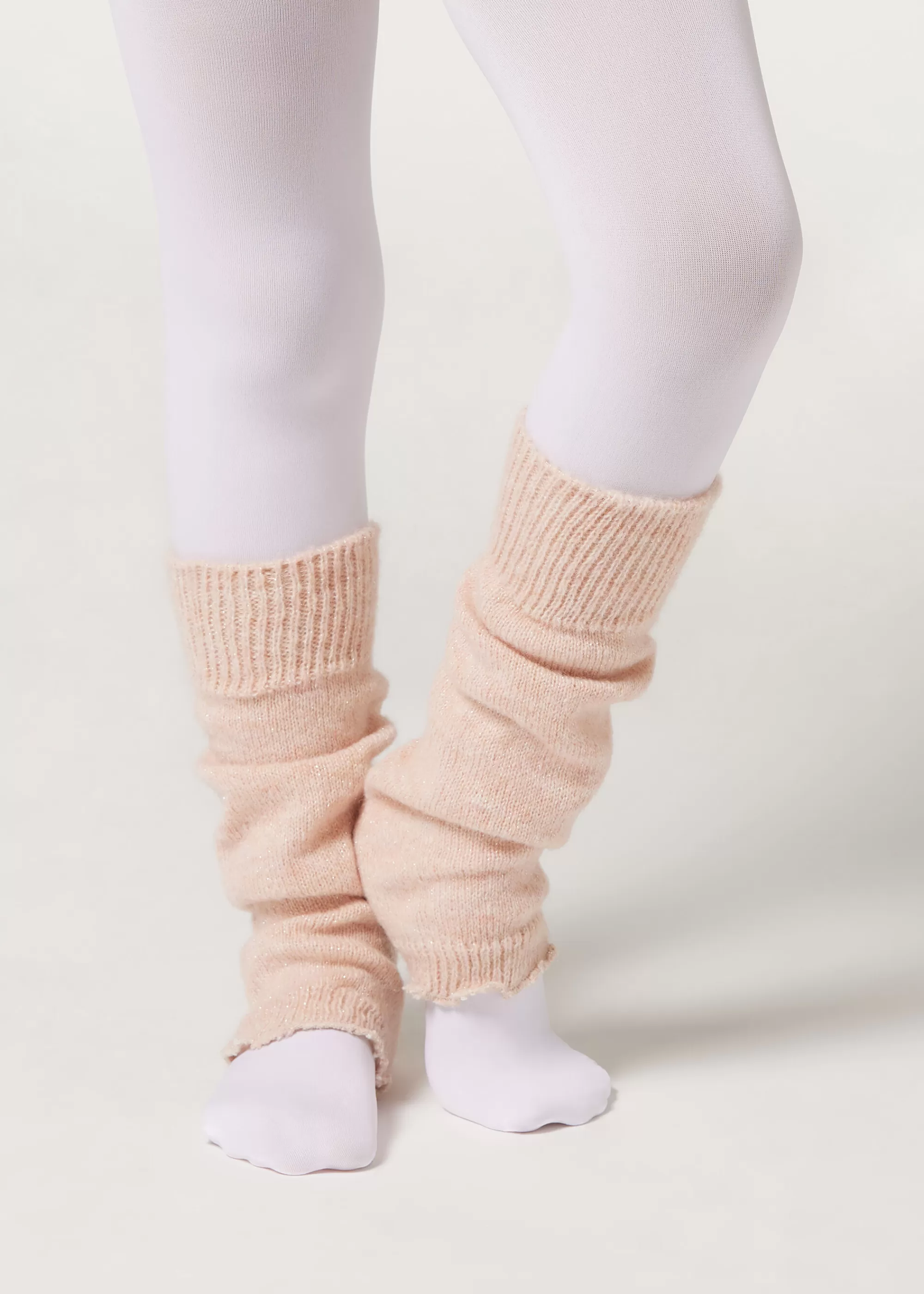 Calzedonia Calentadores Soft Purpurina Niña>Niños Calcetines Largos | Calcetines Antideslizantes