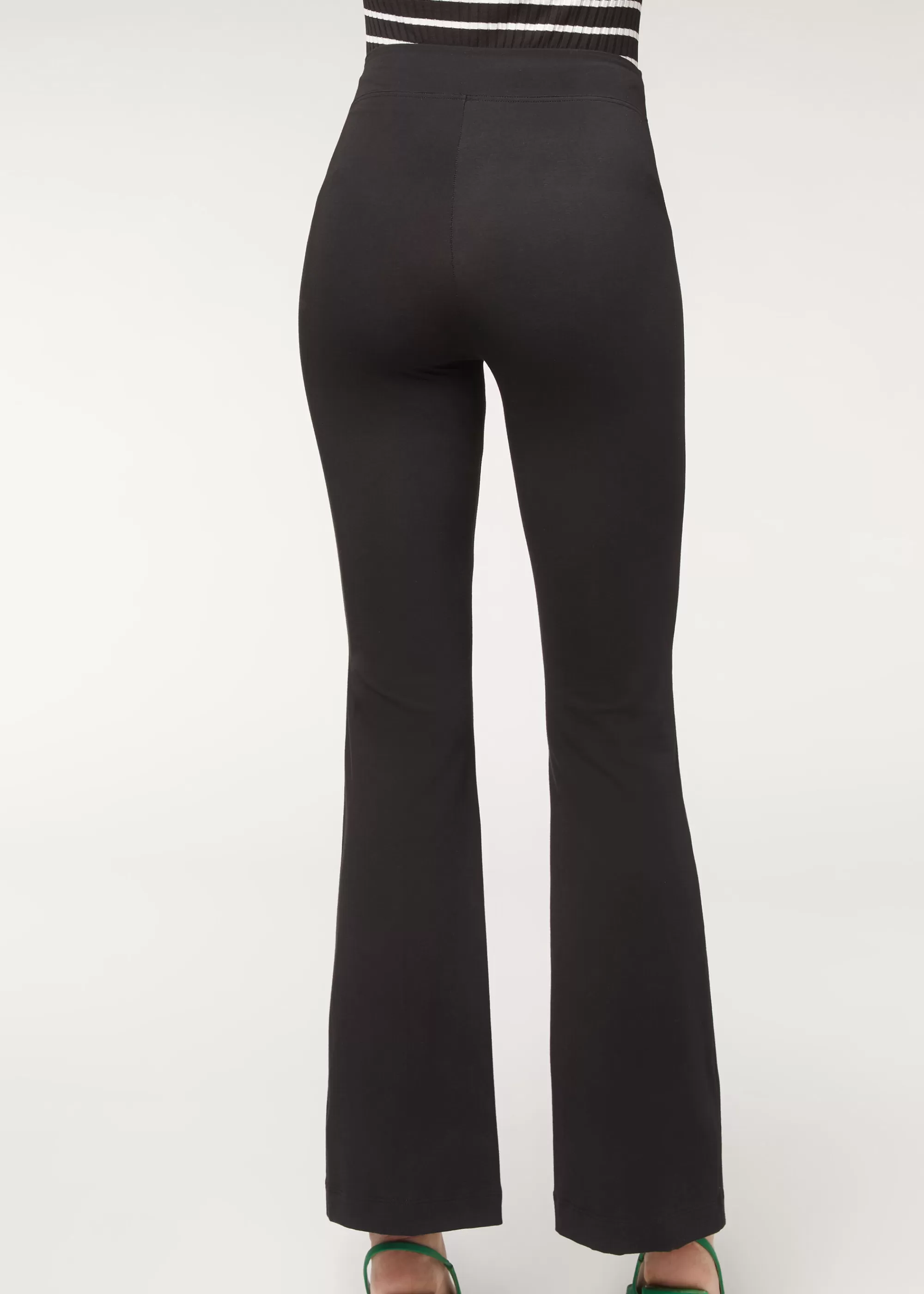 Calzedonia Leggings Acampanados De Algodón Supima Ultra Light>Mujer Leggings