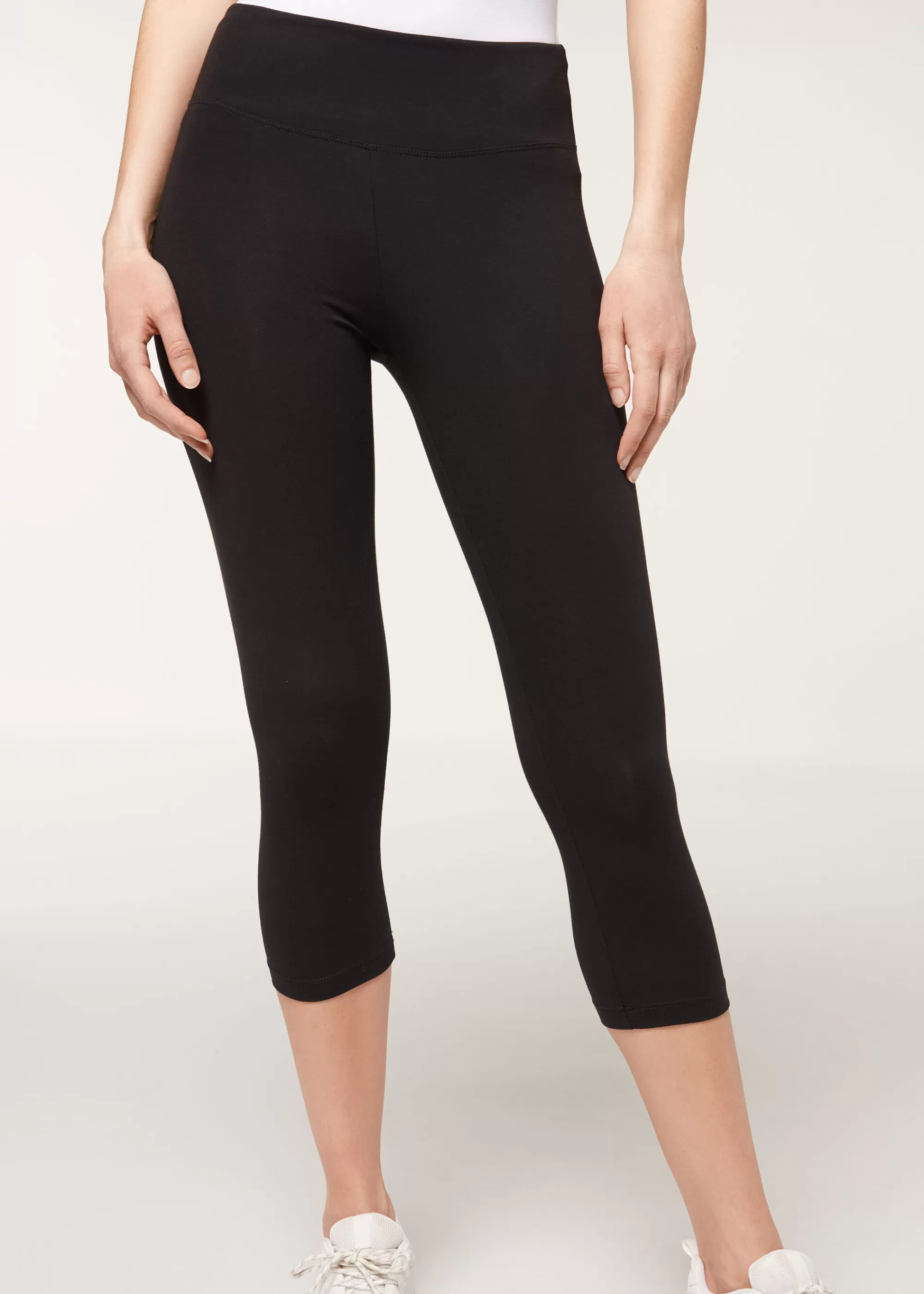 Calzedonia Leggings Capri De Algodón Supima>Mujer Leggings Leggings | Leggings