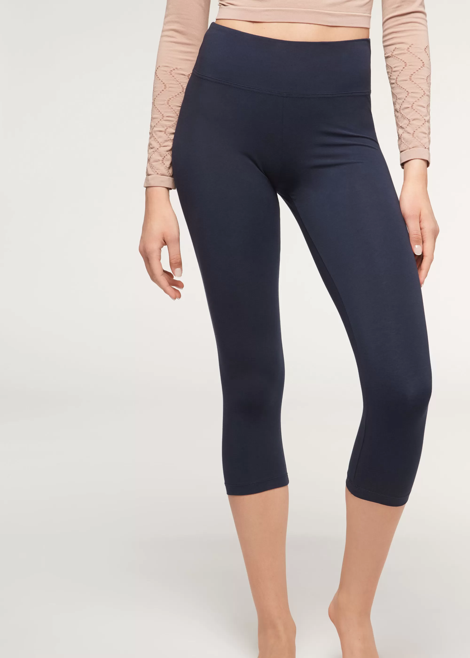 Calzedonia Leggings Capri De Algodón Supima>Mujer Leggings