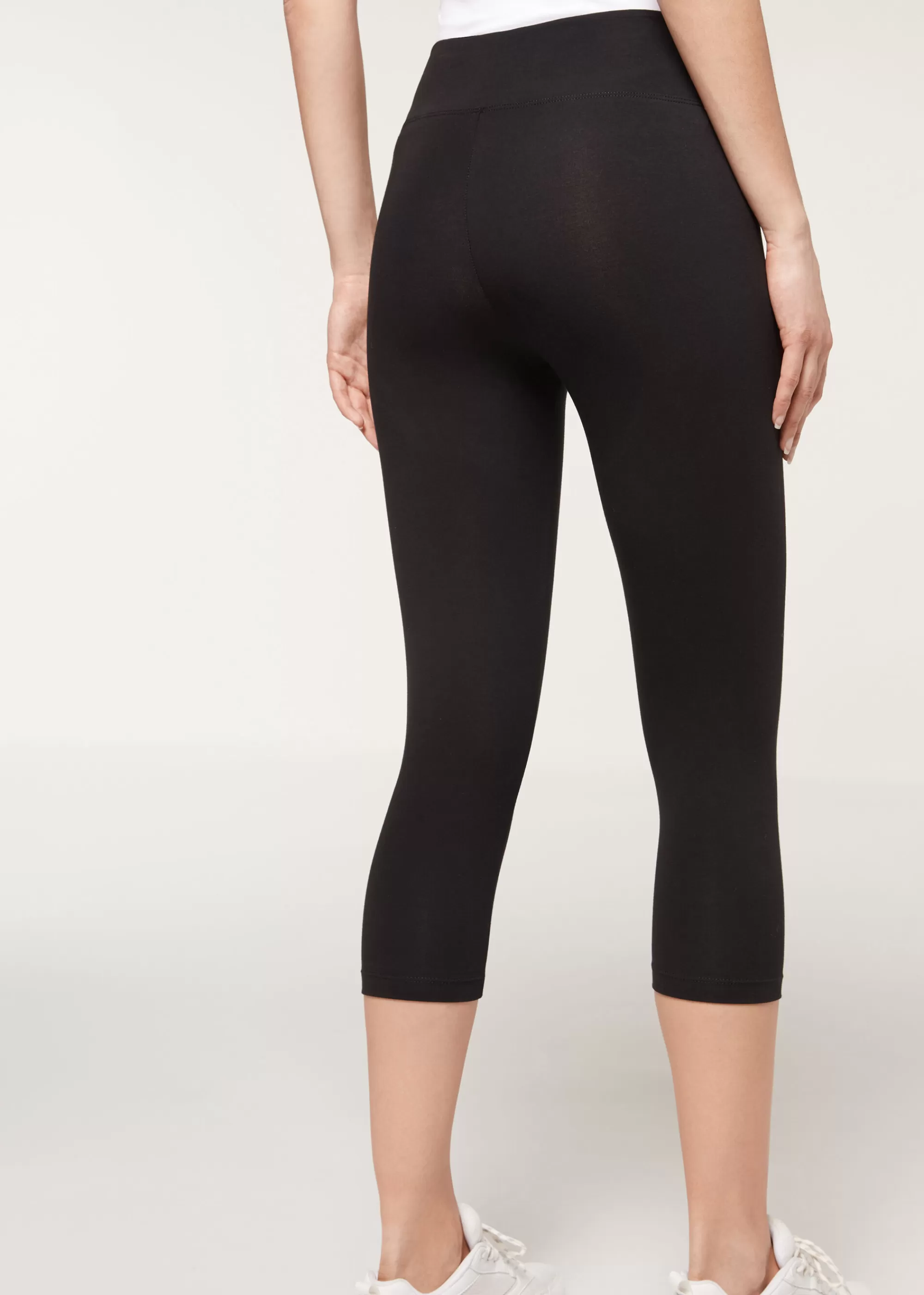 Calzedonia Leggings Capri De Algodón Supima>Mujer Leggings Leggings | Leggings