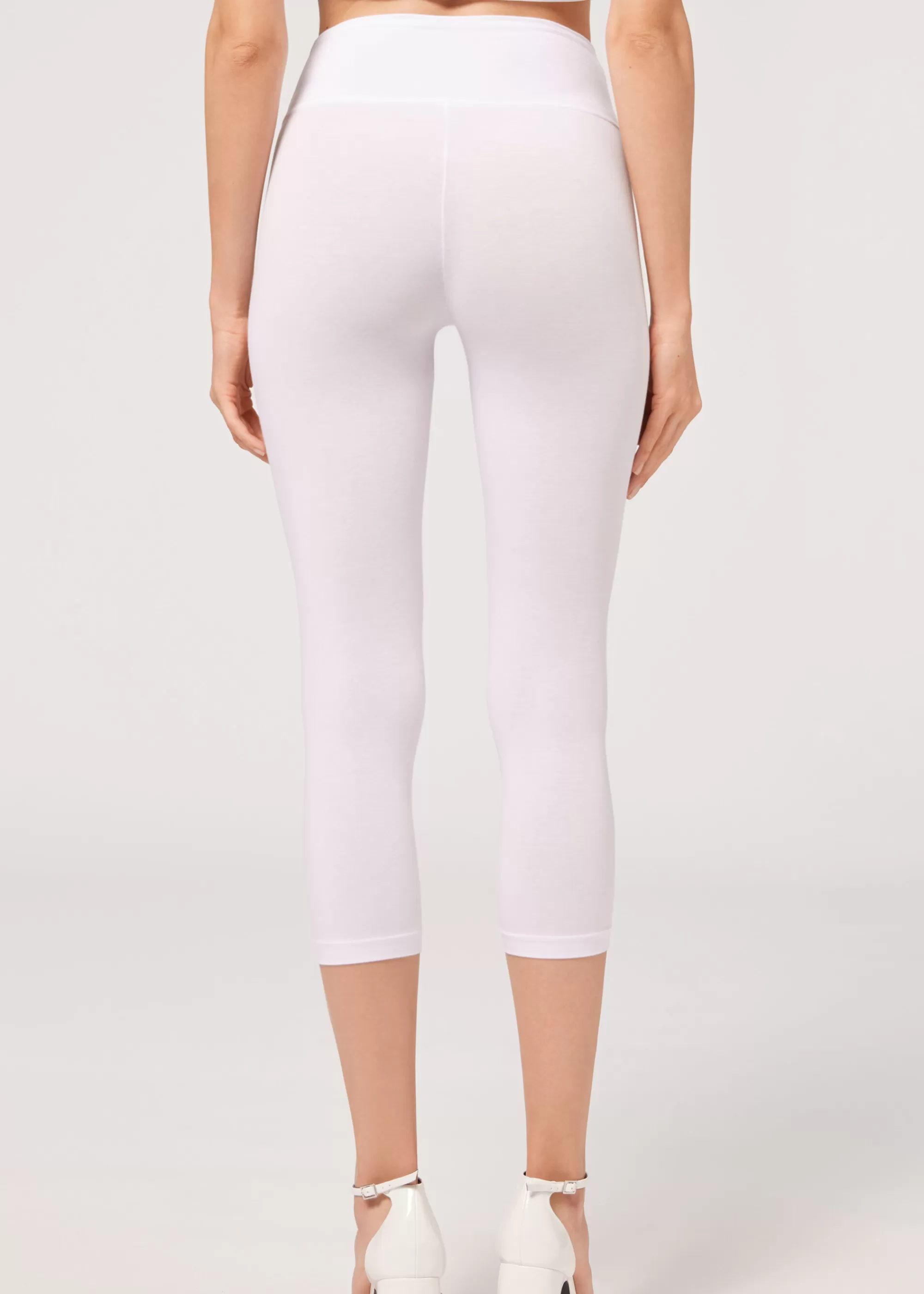 Calzedonia Leggings Capri De Algodón Supima>Mujer Leggings Leggings | Leggings