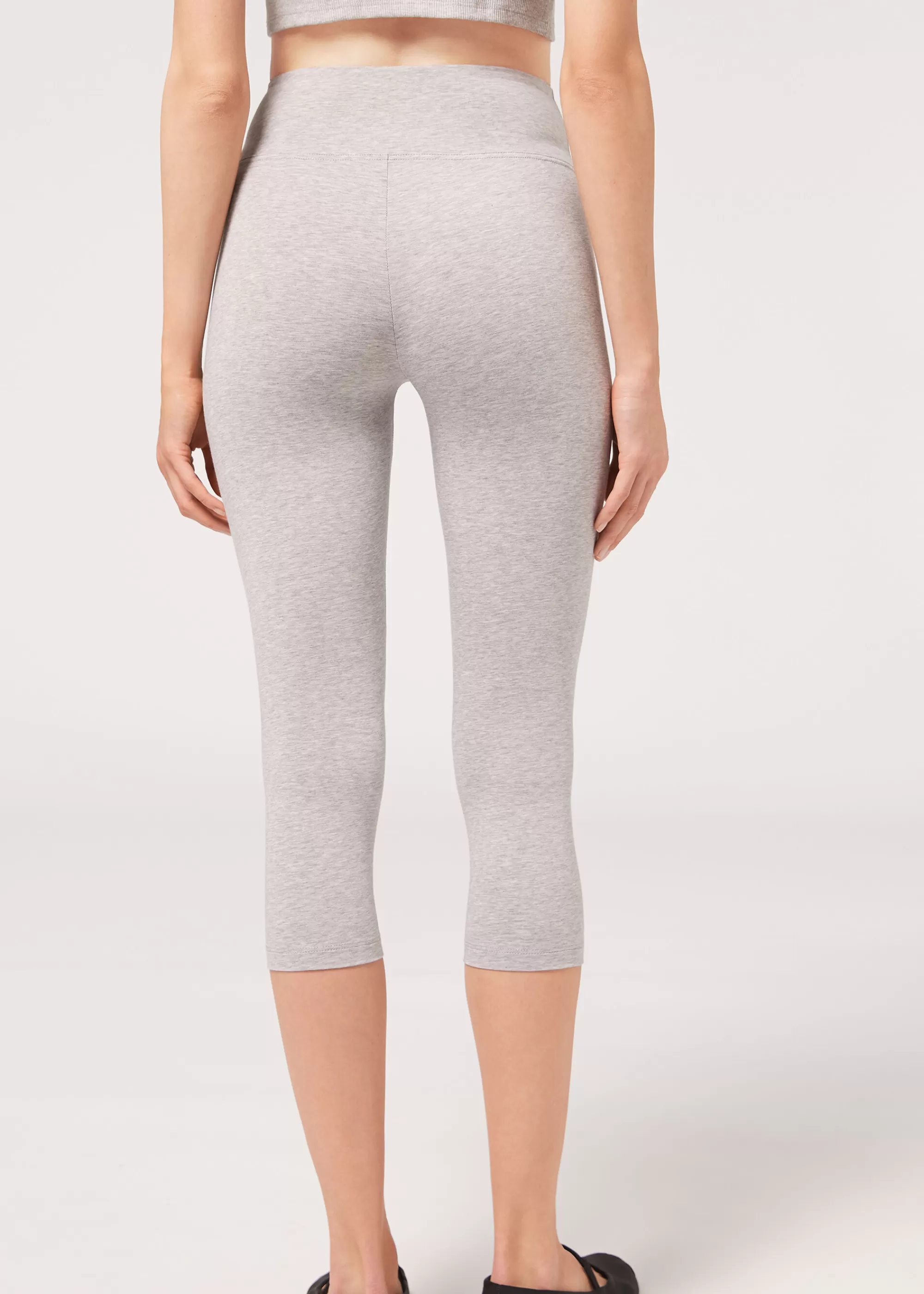 Calzedonia Leggings Capri De Algodón Supima>Mujer Leggings Leggings | Leggings