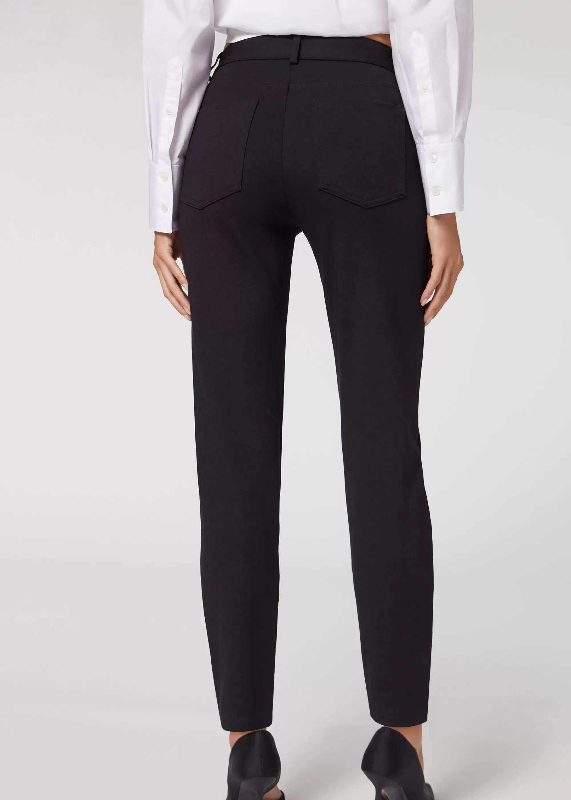 Calzedonia Leggings Cinco Bolsillos Punto Milano>Mujer Pantalones