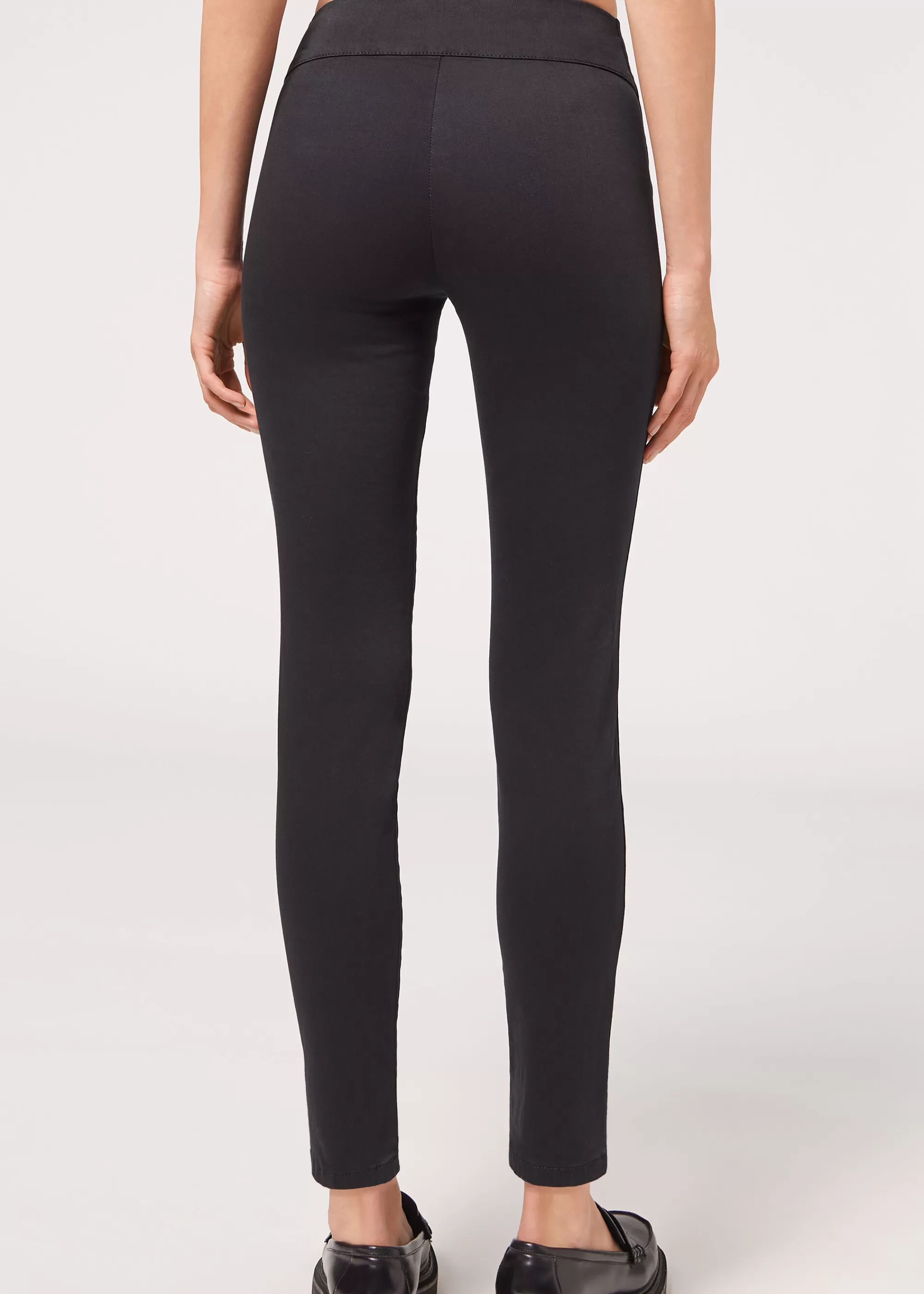 Calzedonia Leggings De Denim Skinny De Cintura Alta>Mujer Vaqueros | Leggings