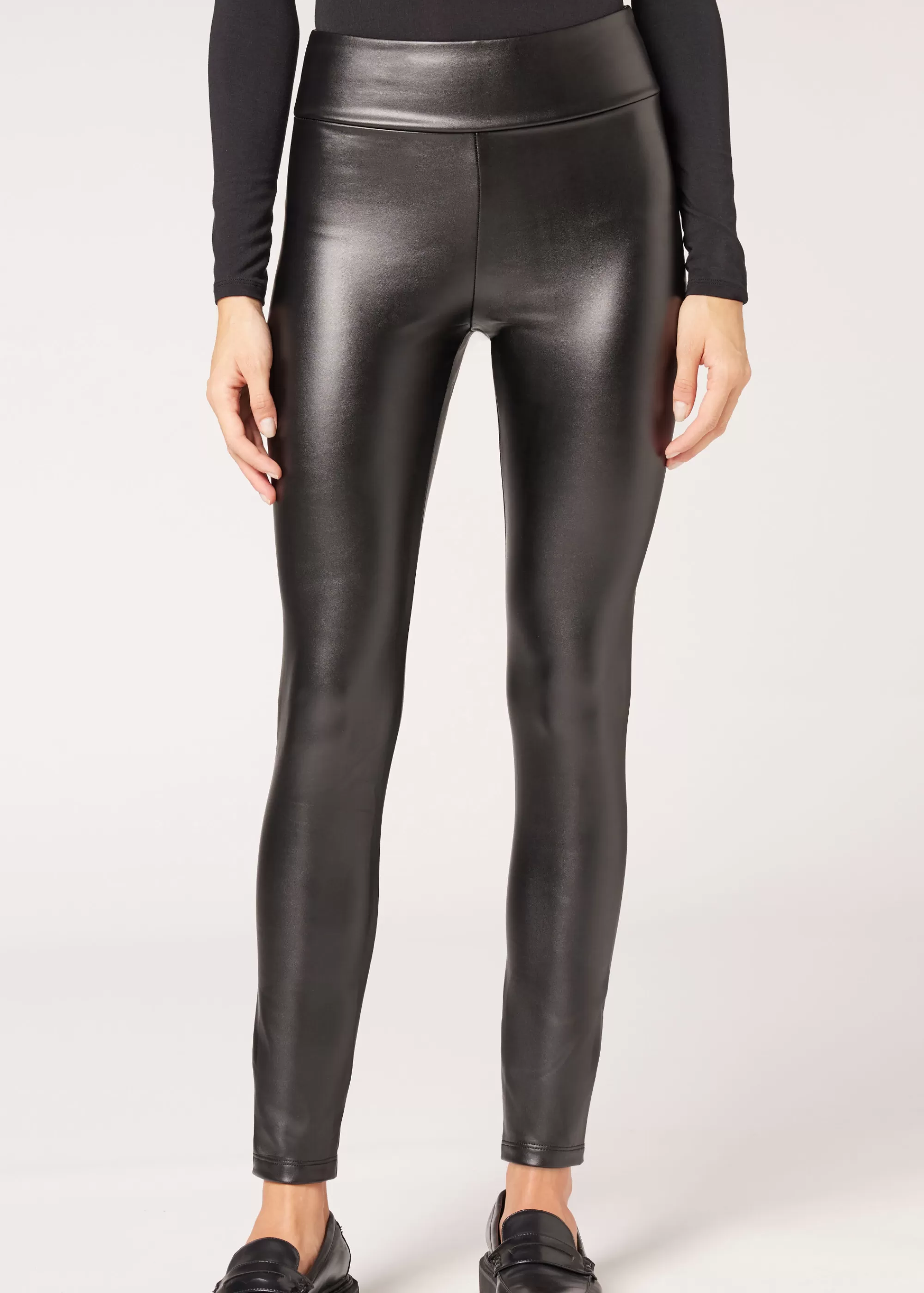 Calzedonia Leggings Efecto Piel Térmicos>Mujer Pantalones | Leggings