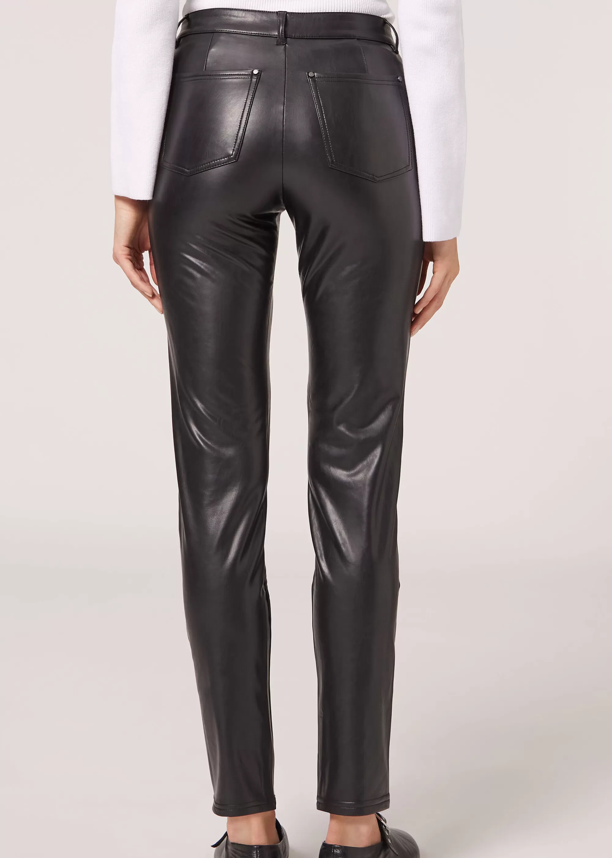 Calzedonia Leggings Térmicos Efecto Piel>Mujer Pantalones