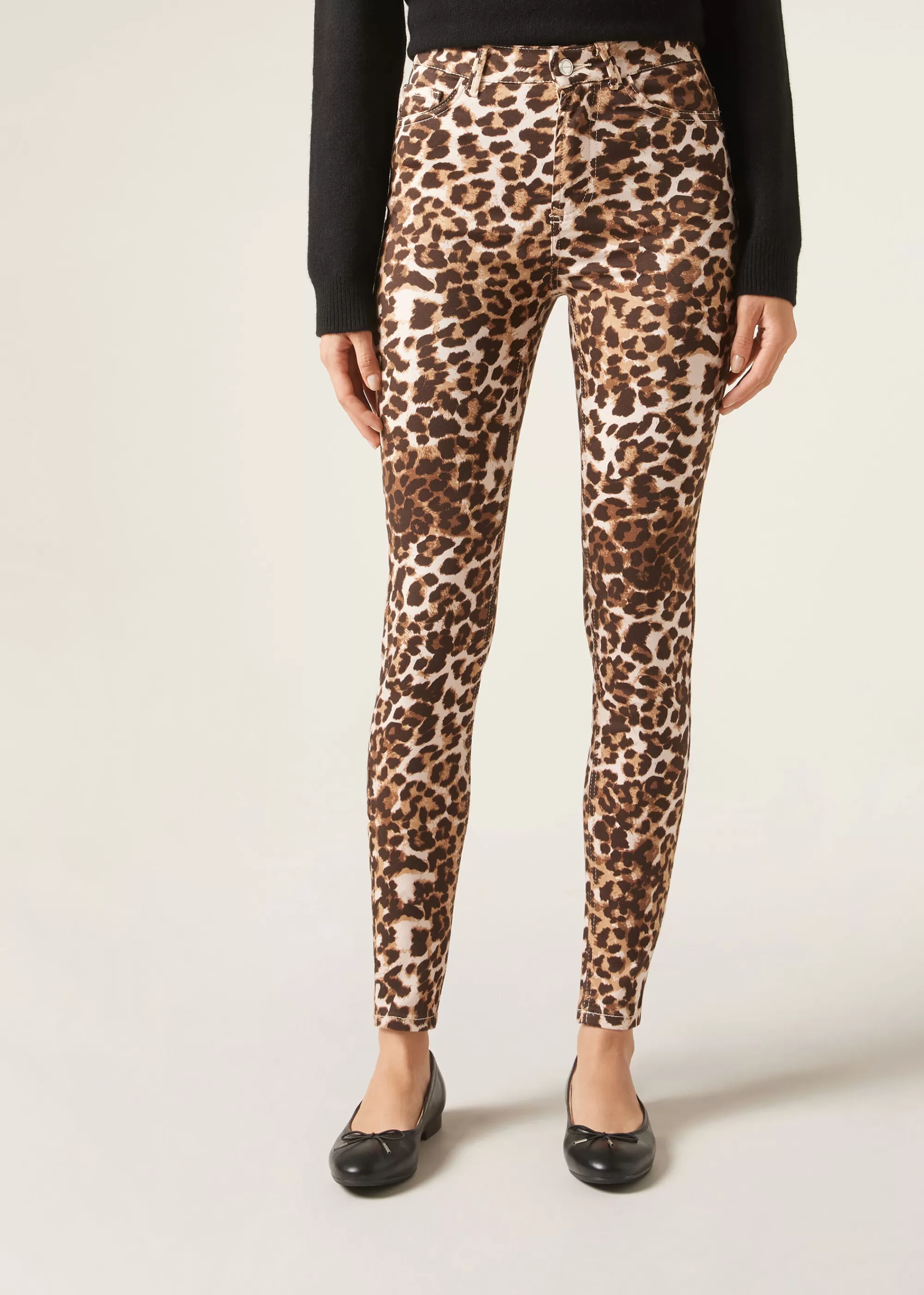 Calzedonia Pantalón Ajustado De Tiro Alto Push-Up>Mujer Vaqueros | Pantalones