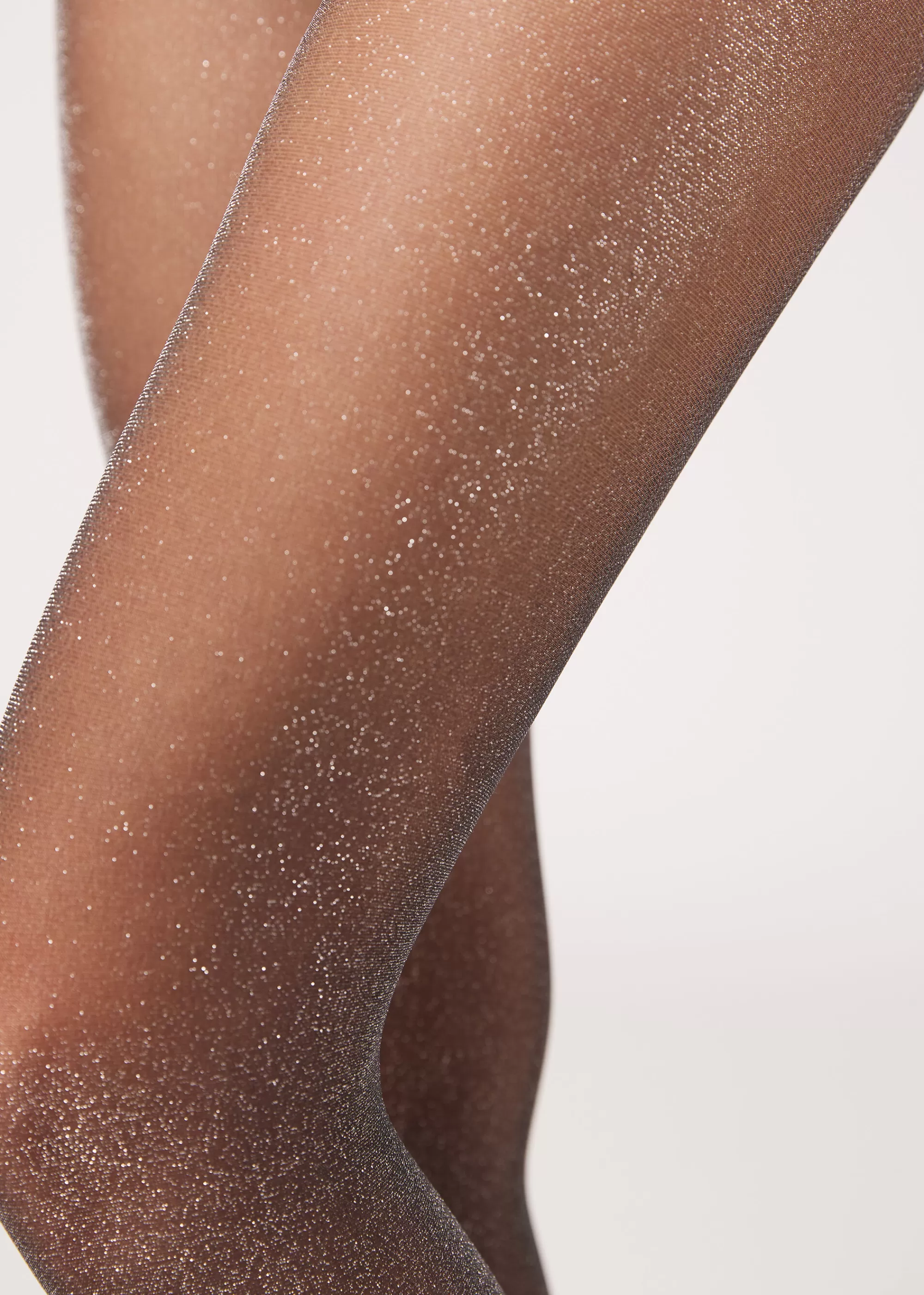 Calzedonia Pantis Transparentes De 20 Deniers Con Glitter>Mujer Pantis Estampados