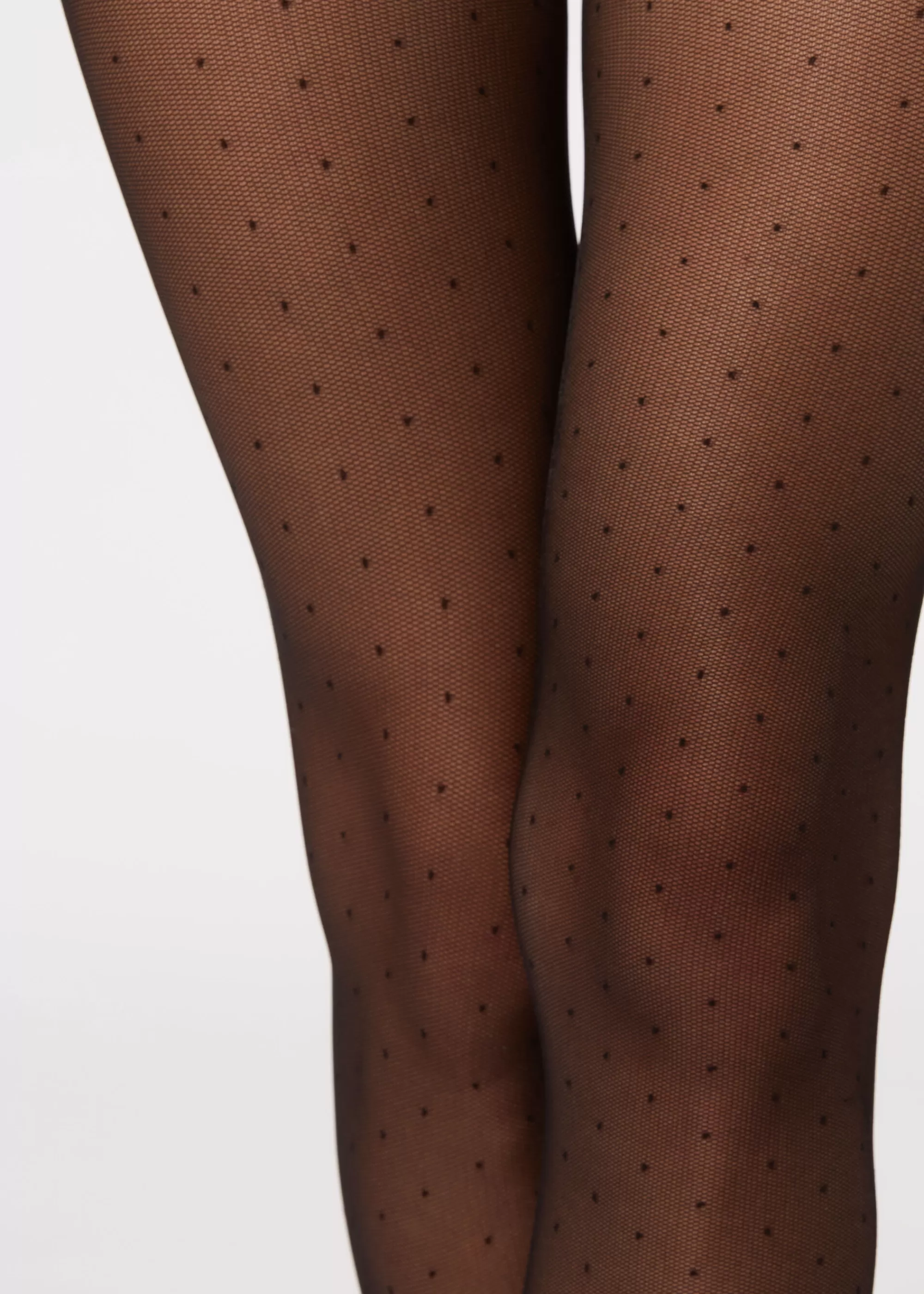 Calzedonia Pantis Transparentes De 40 Deniers Con Lunares Pequeños>Mujer Pantis Estampados