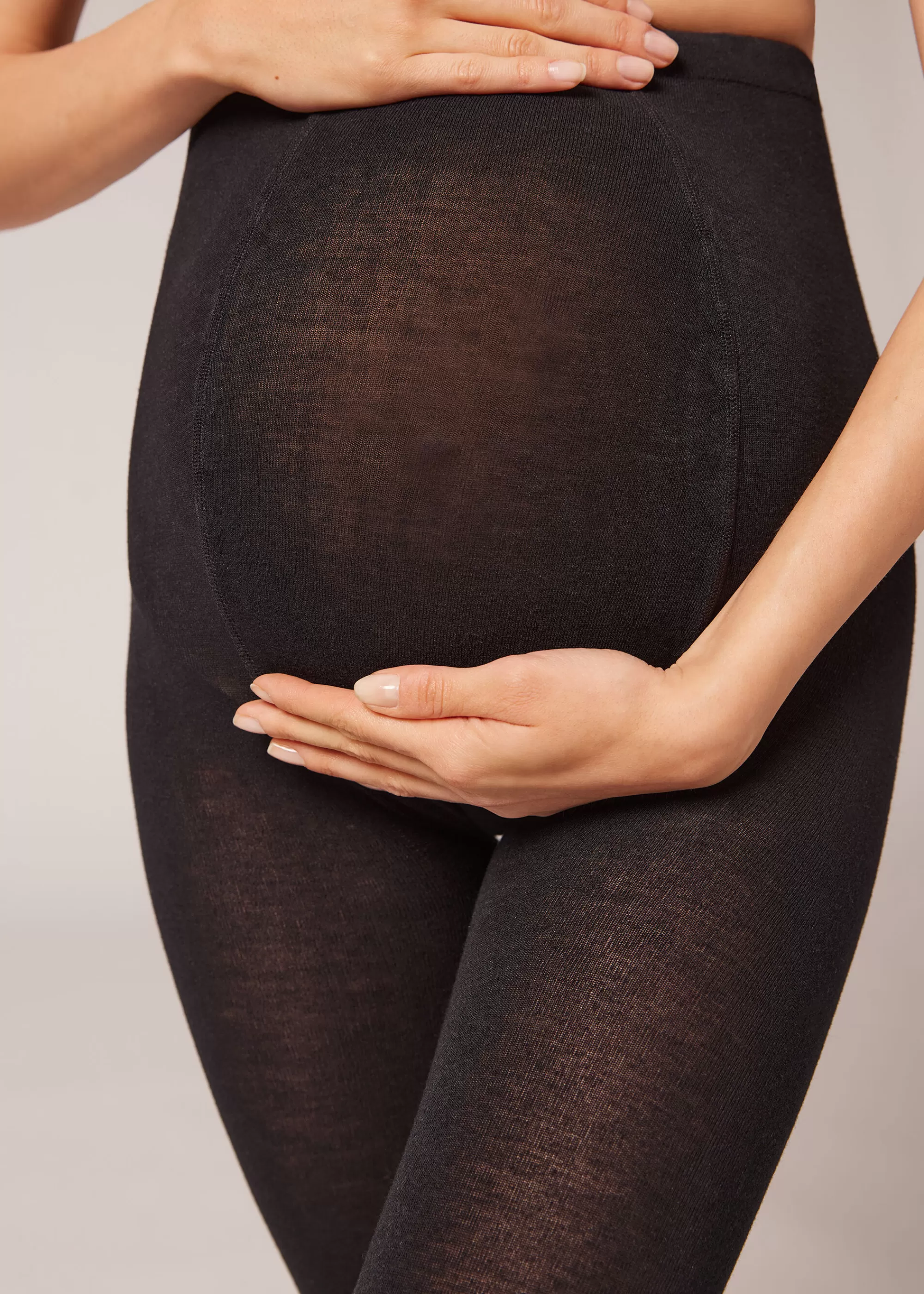 Calzedonia Pantis Tupidos Premamá Con Cashmere>Mujer Premamá | Pantis Tupidos