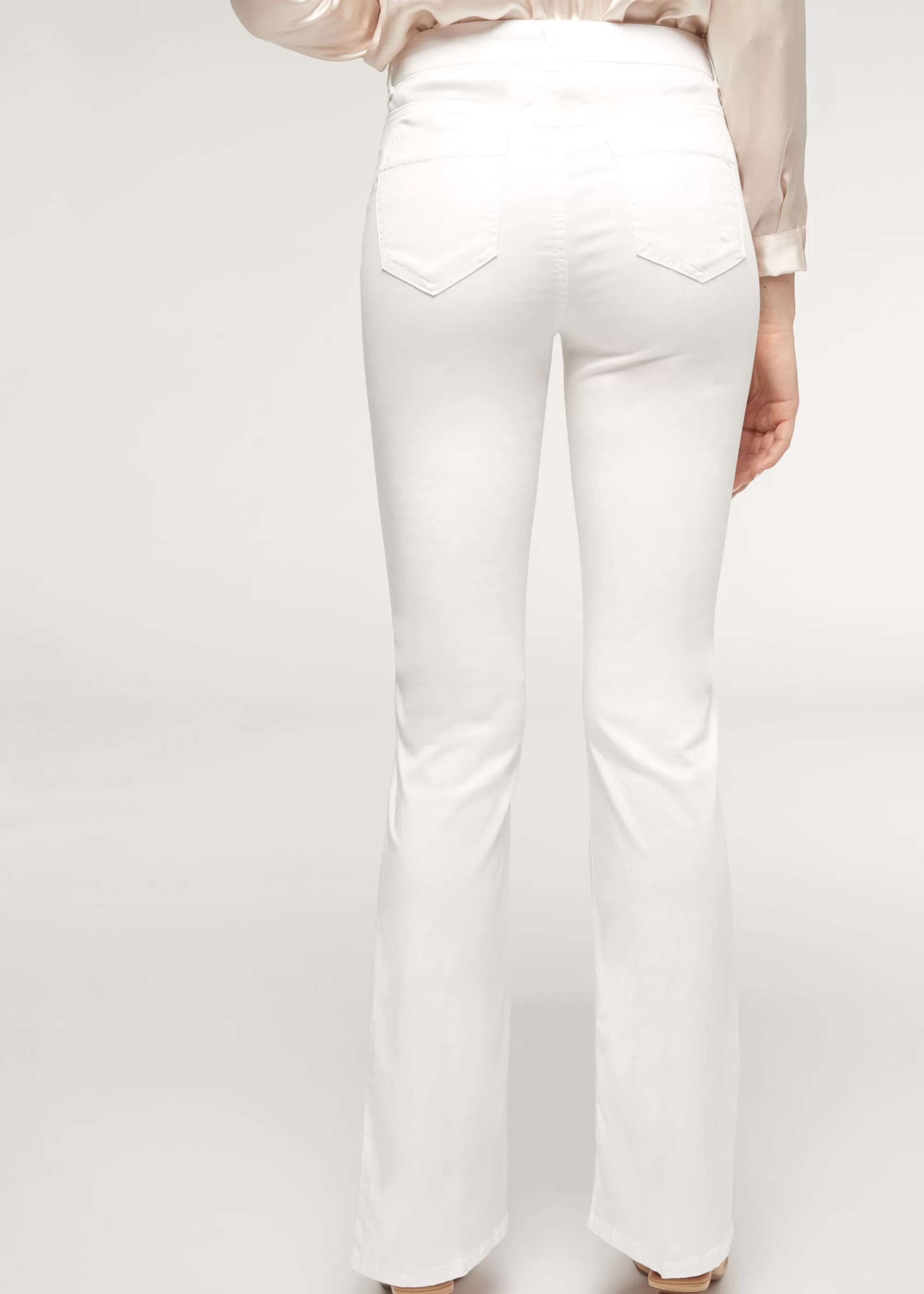 Calzedonia Vaqueros Acampanados Light Denim Eco>Mujer Vaqueros | Pantalones