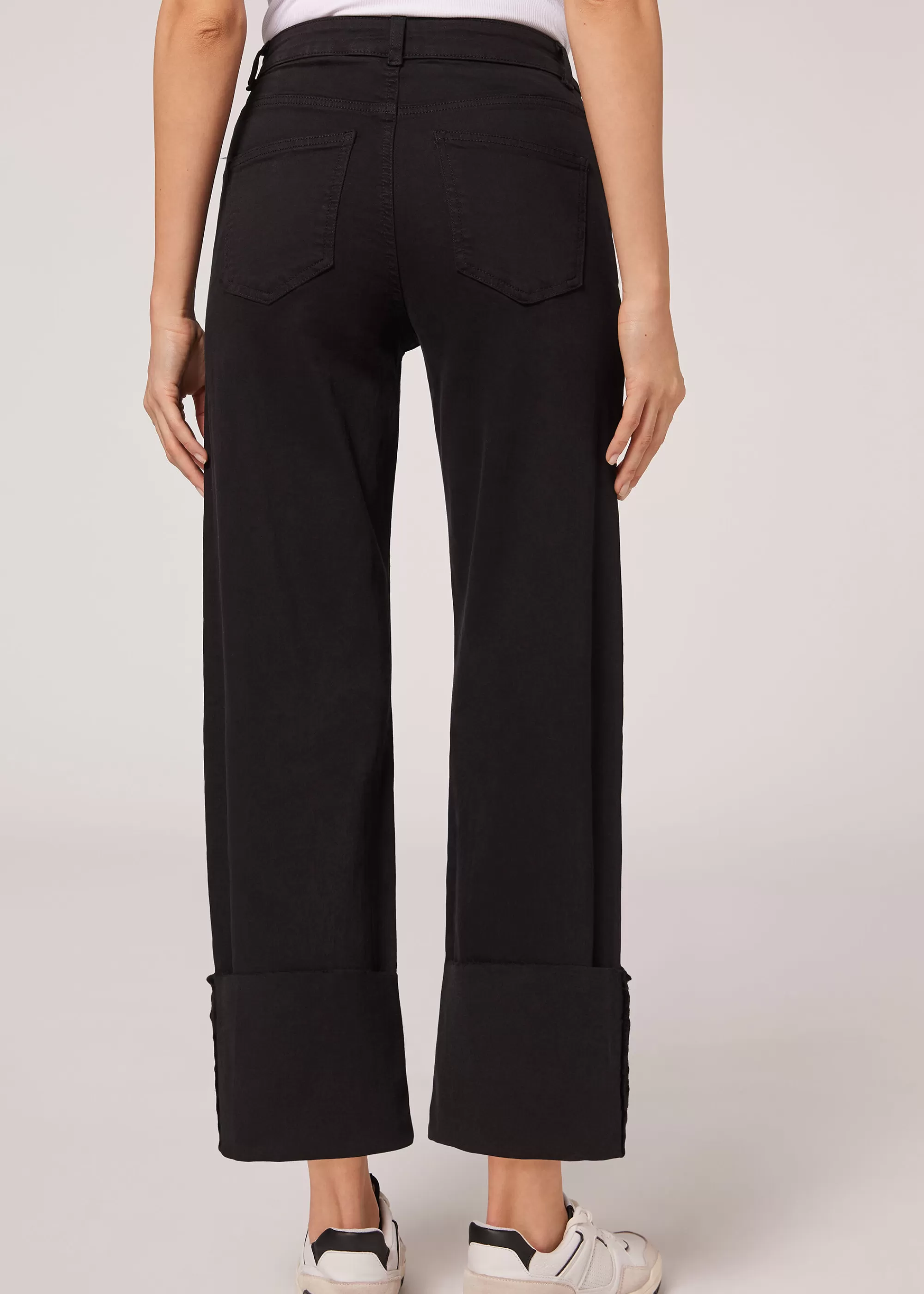 Calzedonia Vaqueros Culotte Con Vuelta>Mujer Vaqueros | Pantalones