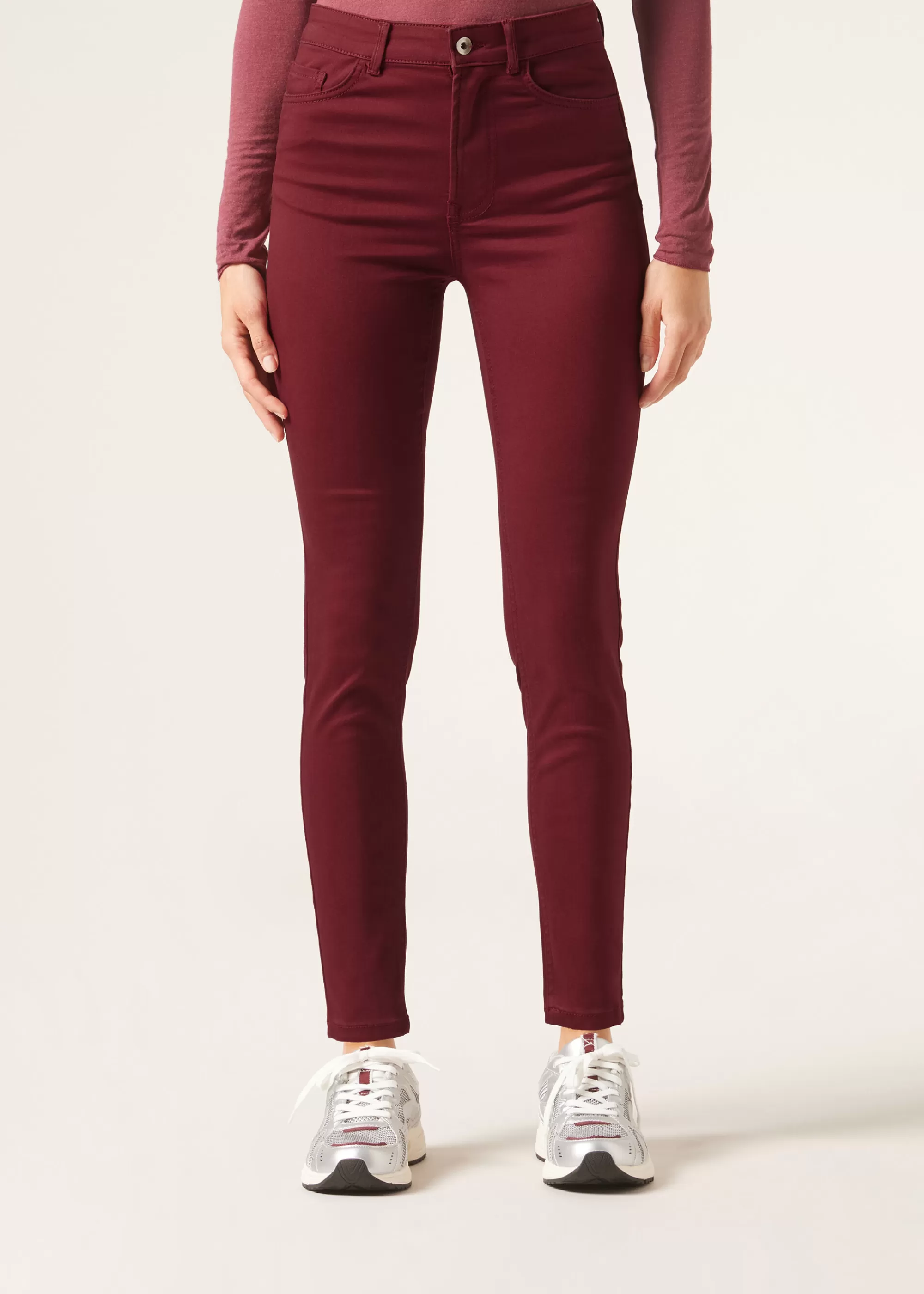 Calzedonia Vaqueros Push Up Skinny De Cintura Alta Soft Touch>Mujer Vaqueros