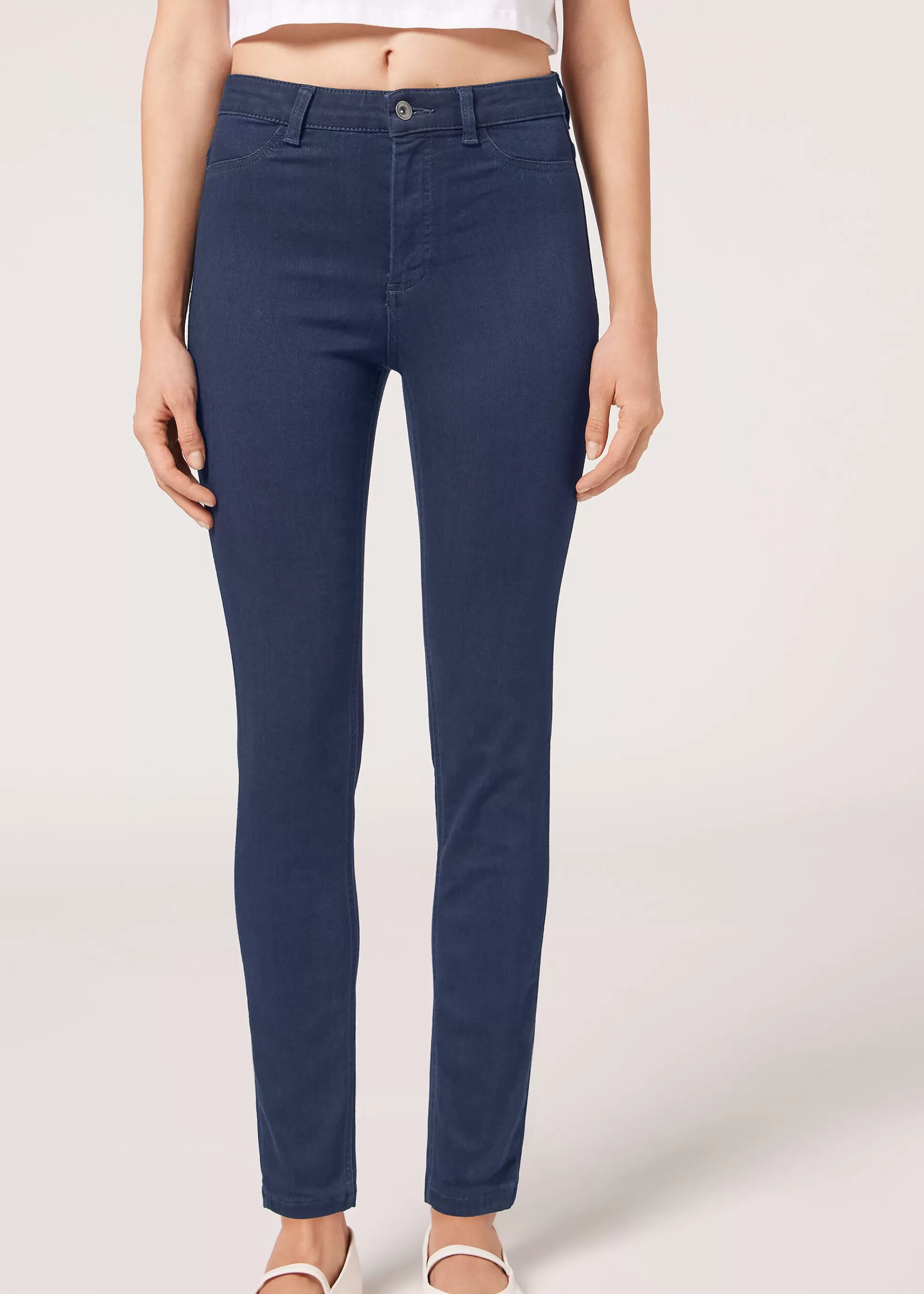 Calzedonia Vaqueros Skinny Termicos Soft Touch>Mujer Vaqueros